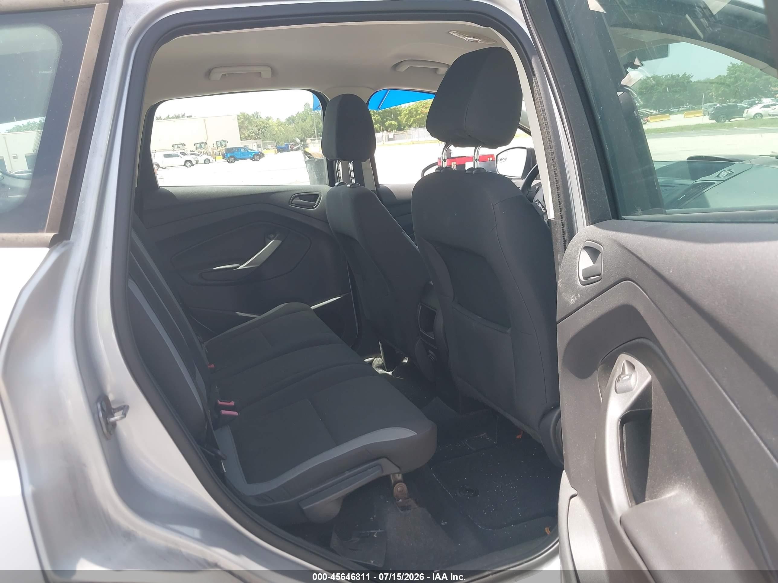 2013 Ford Escape S Silver vin: 1FMCU0F72DUB50997