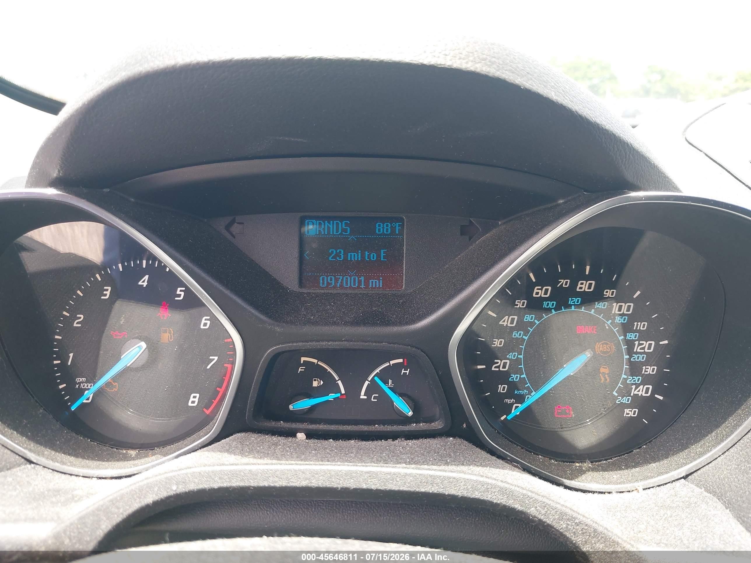 2013 Ford Escape S Silver vin: 1FMCU0F72DUB50997