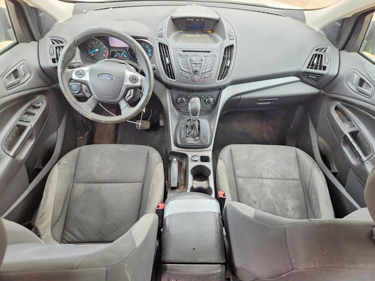 2013 Ford Escape S White vin: 1FMCU0F72DUC03763