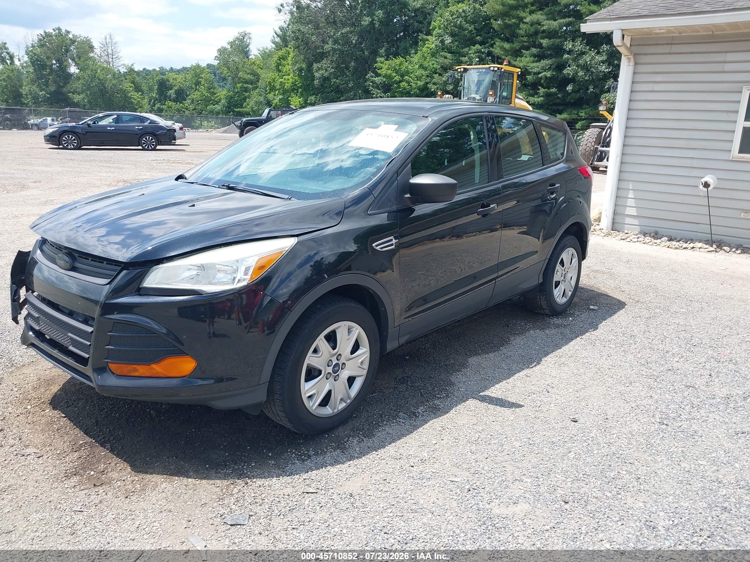 2013 Ford Escape S Black vin: 1FMCU0F72DUC18943