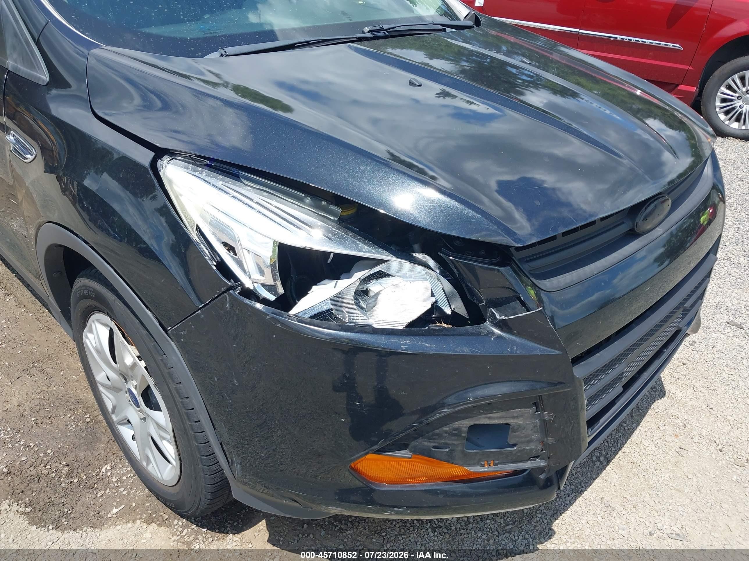 2013 Ford Escape S Black vin: 1FMCU0F72DUC18943
