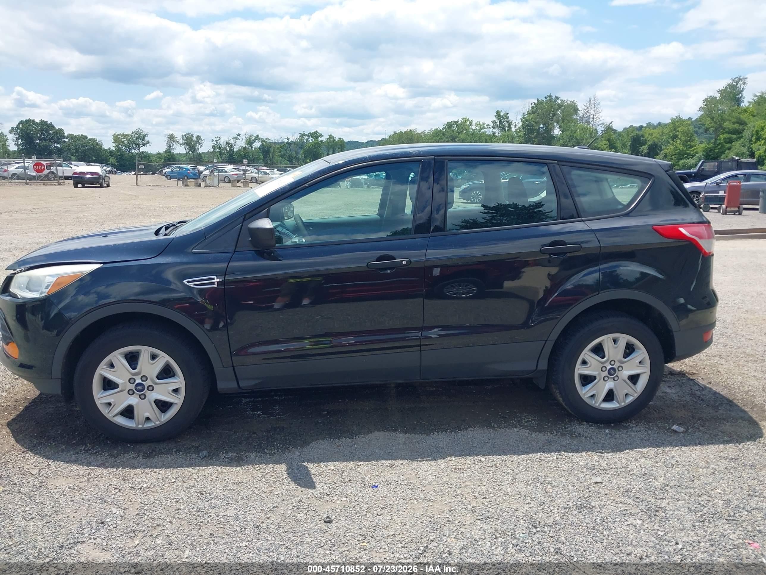 2013 Ford Escape S Black vin: 1FMCU0F72DUC18943