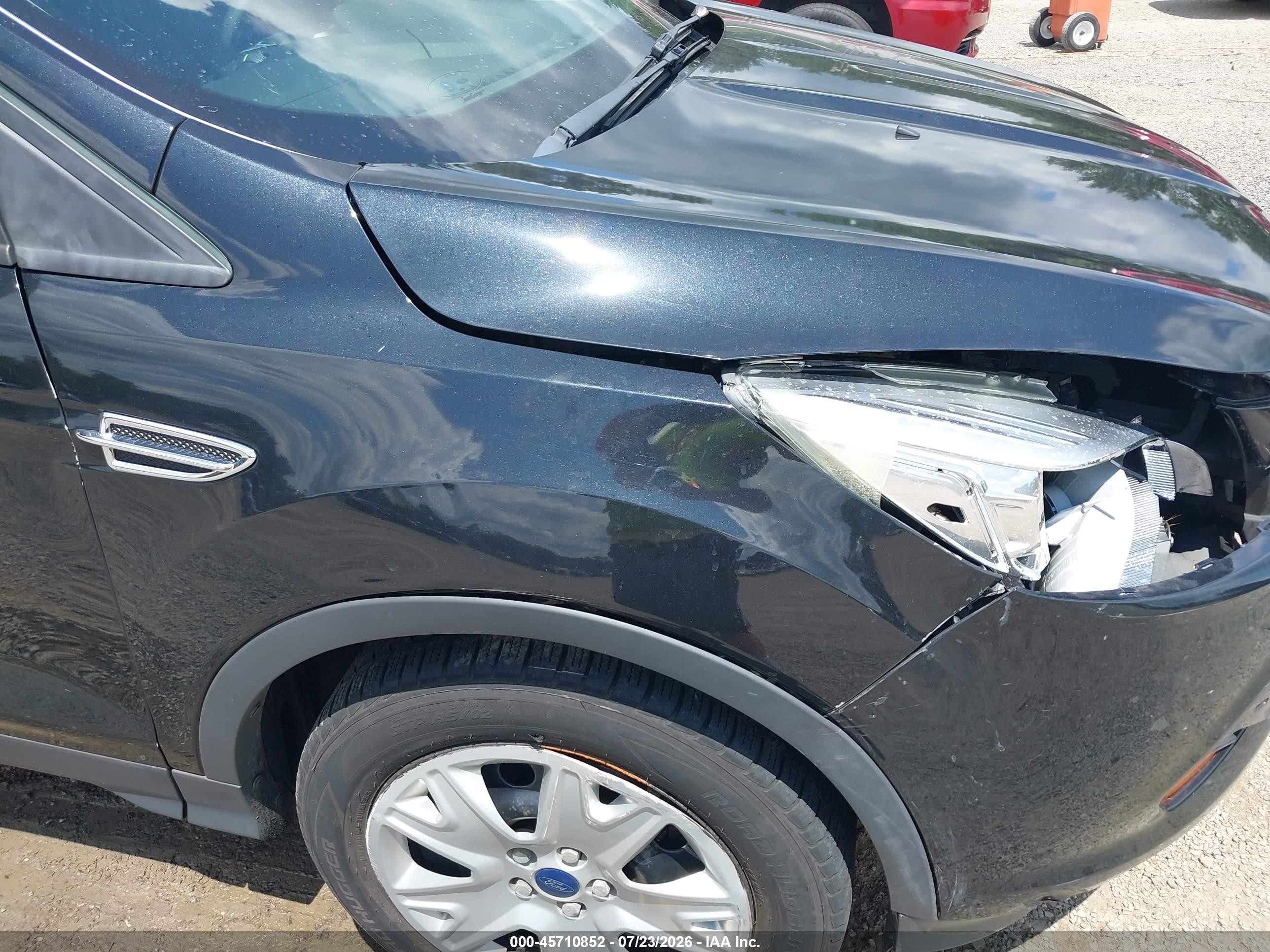 2013 Ford Escape S Black vin: 1FMCU0F72DUC18943