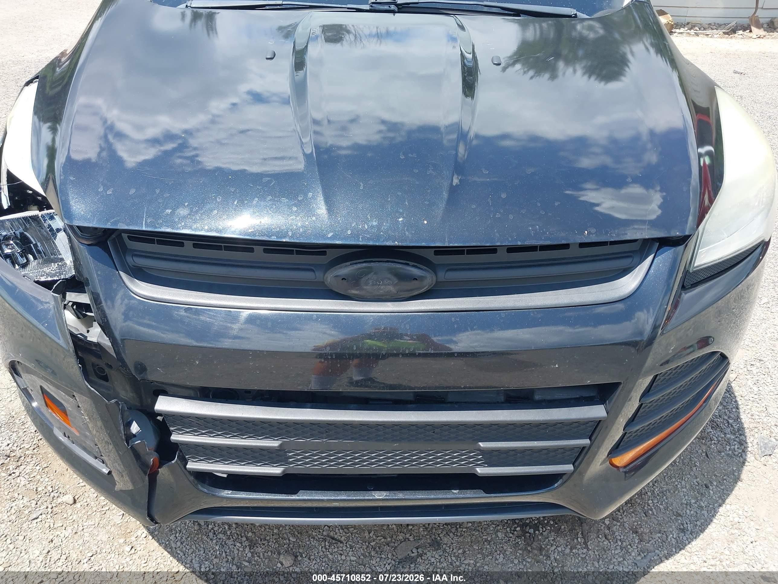2013 Ford Escape S Black vin: 1FMCU0F72DUC18943