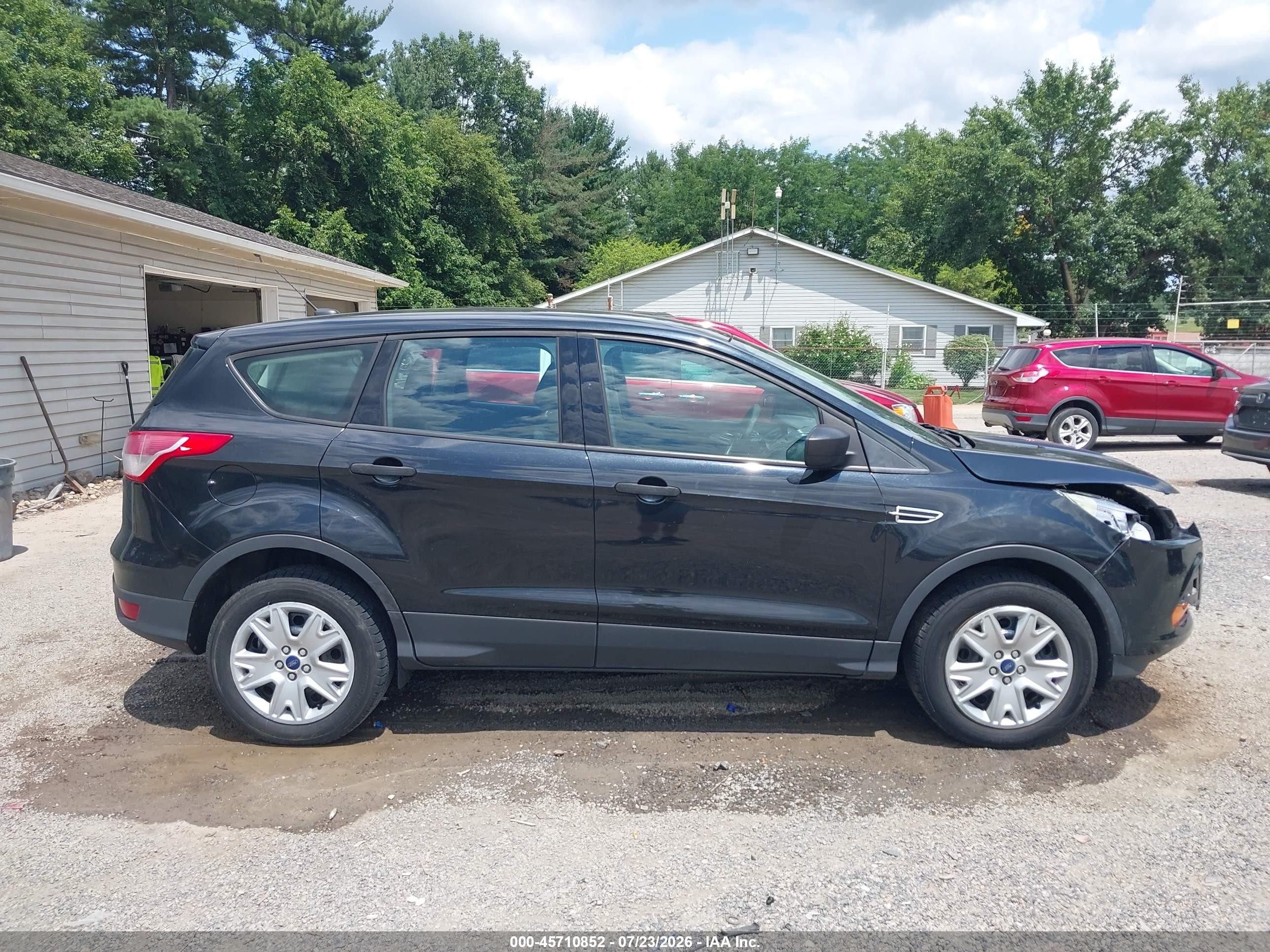 2013 Ford Escape S Black vin: 1FMCU0F72DUC18943