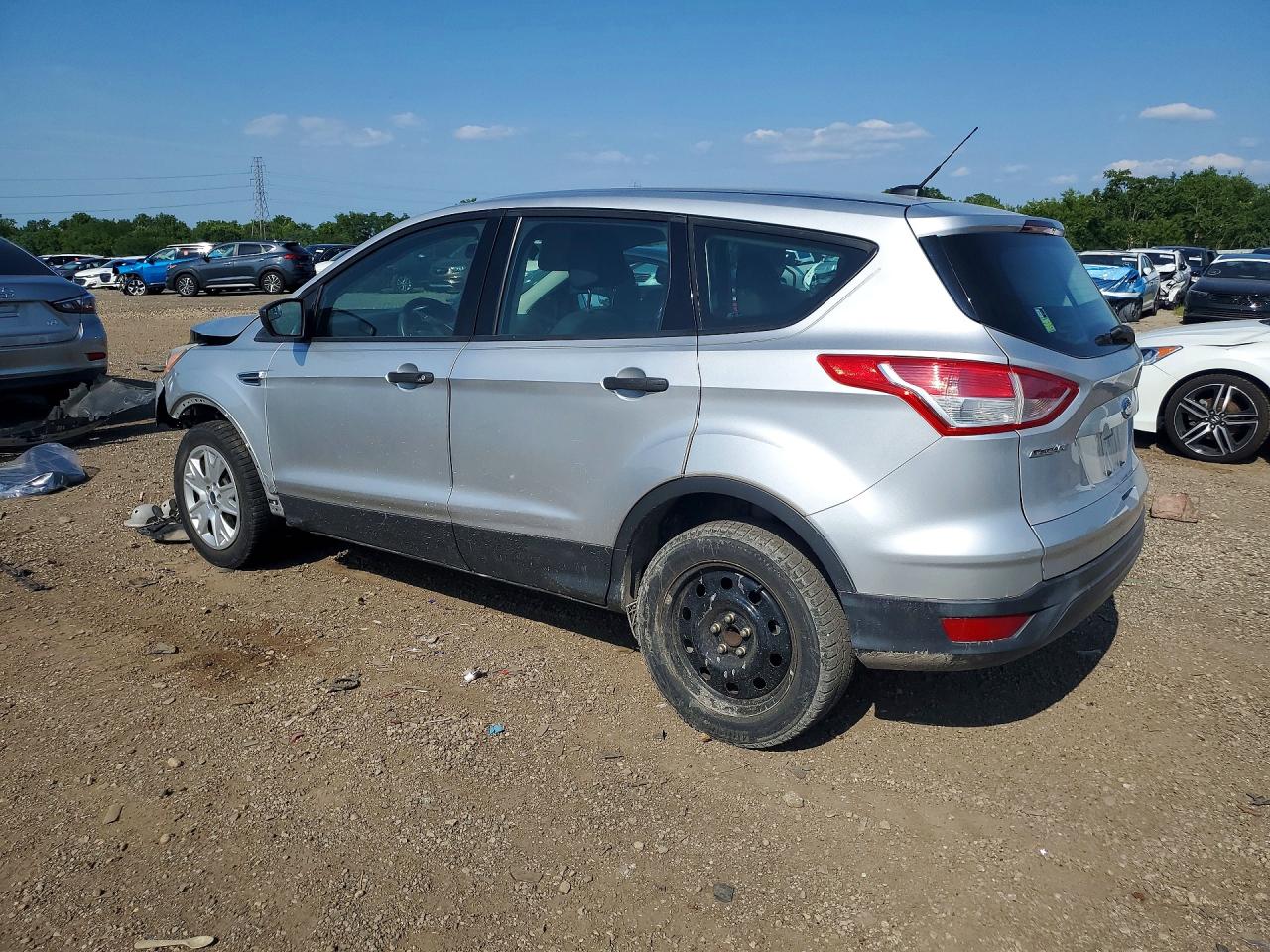 2013 Ford Escape S Silver vin: 1FMCU0F72DUC68094