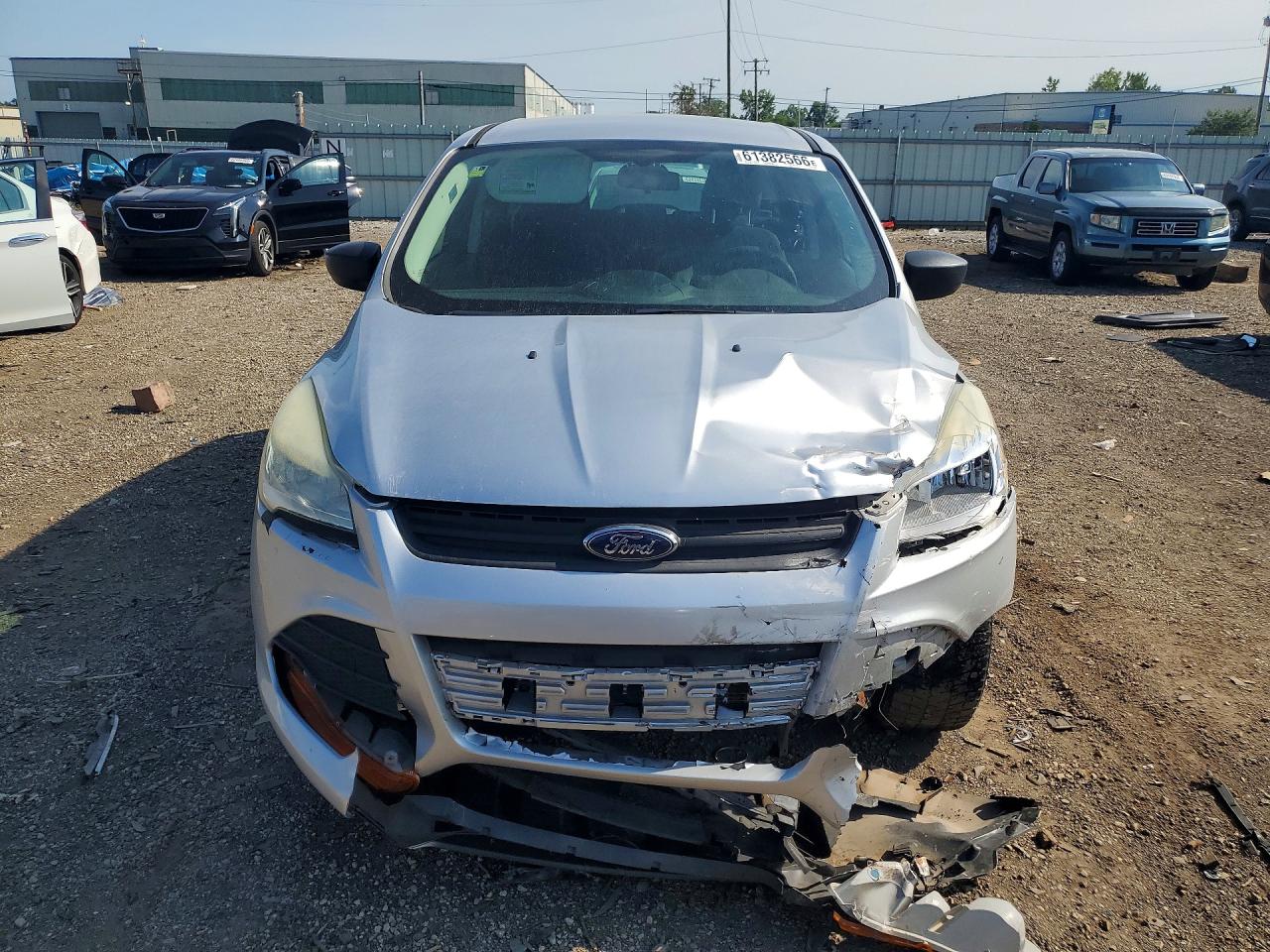 2013 Ford Escape S Silver vin: 1FMCU0F72DUC68094