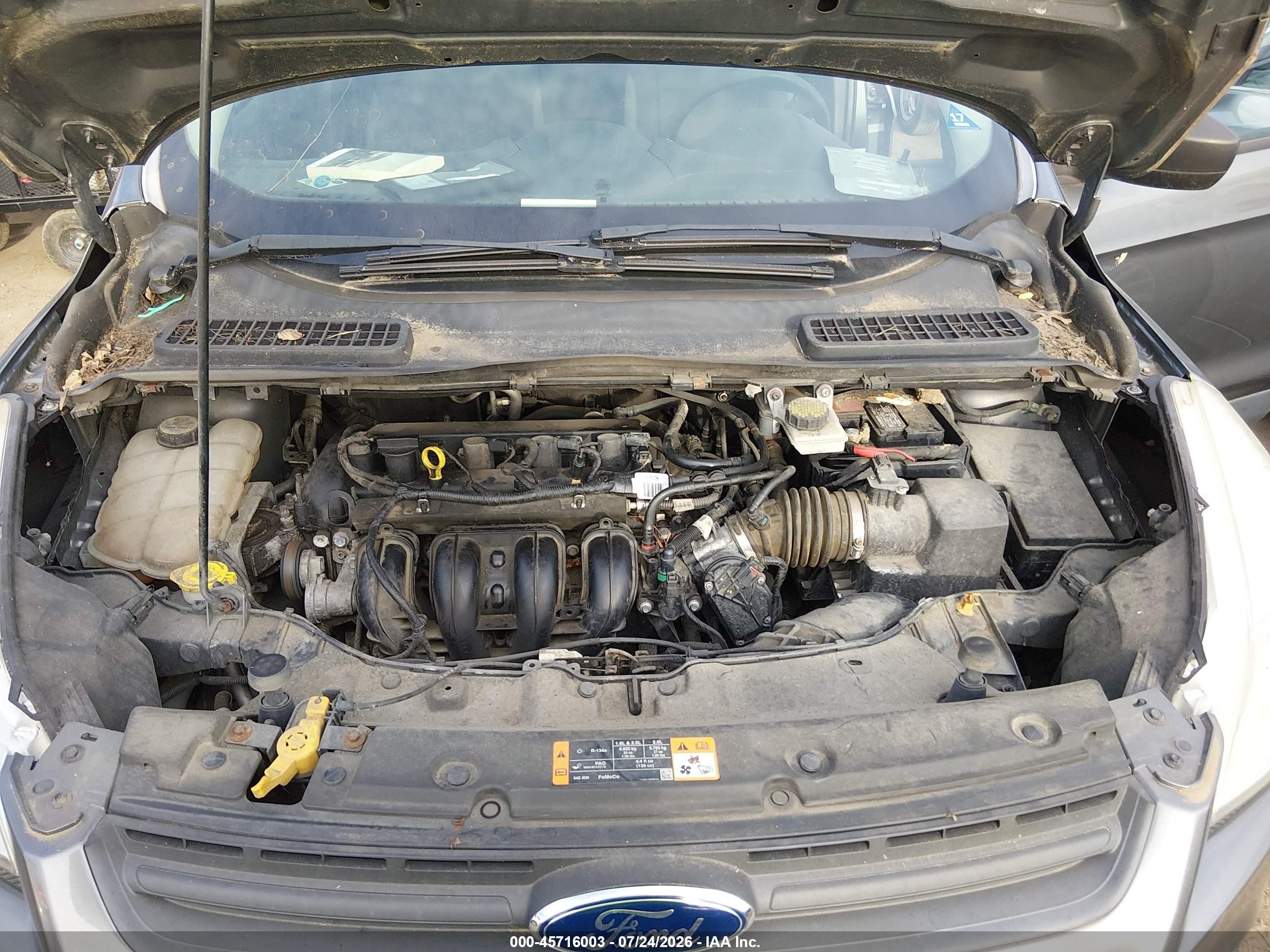 2014 Ford Escape S Gray vin: 1FMCU0F72EUA06870