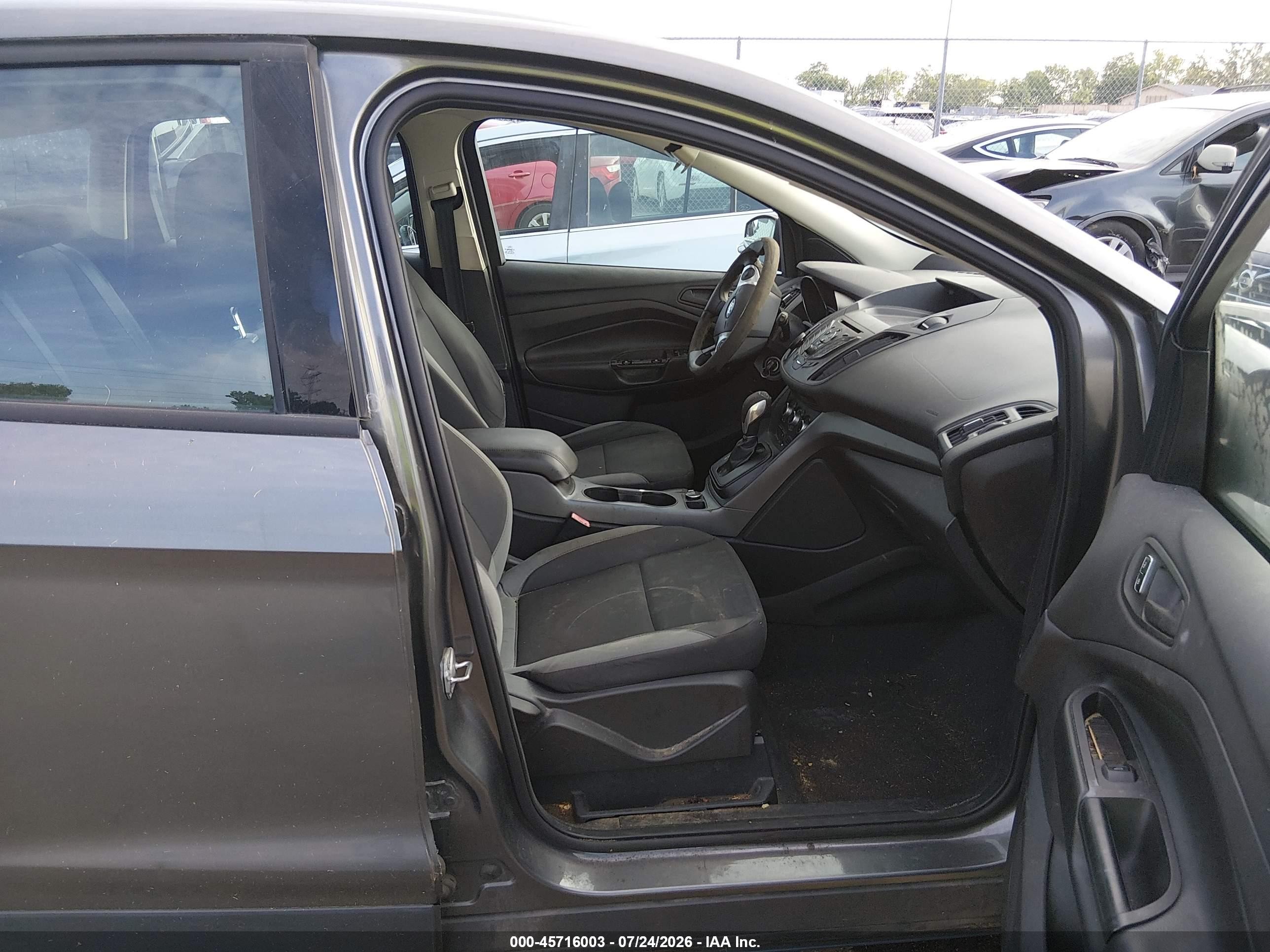 2014 Ford Escape S Gray vin: 1FMCU0F72EUA06870