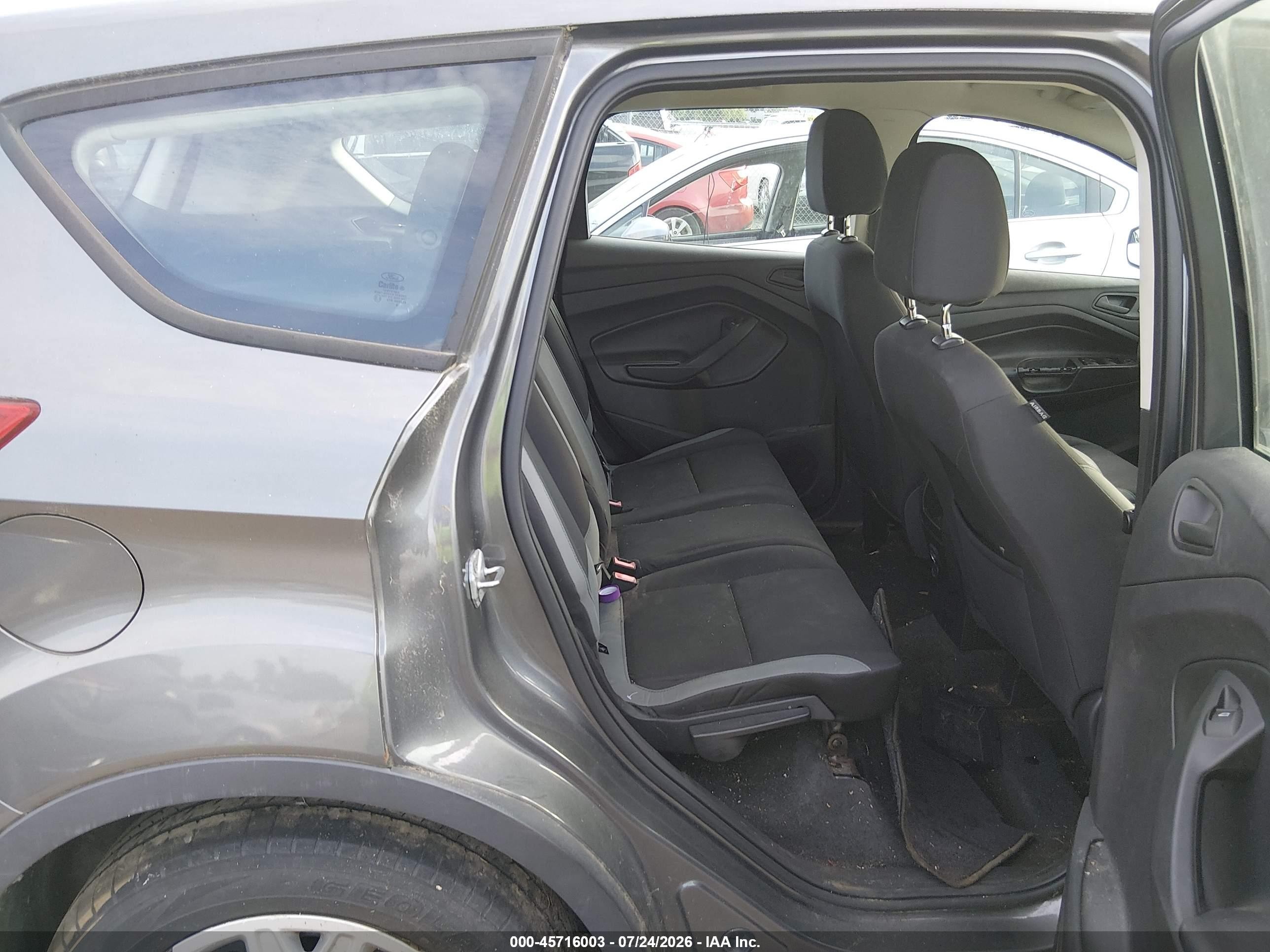2014 Ford Escape S Gray vin: 1FMCU0F72EUA06870