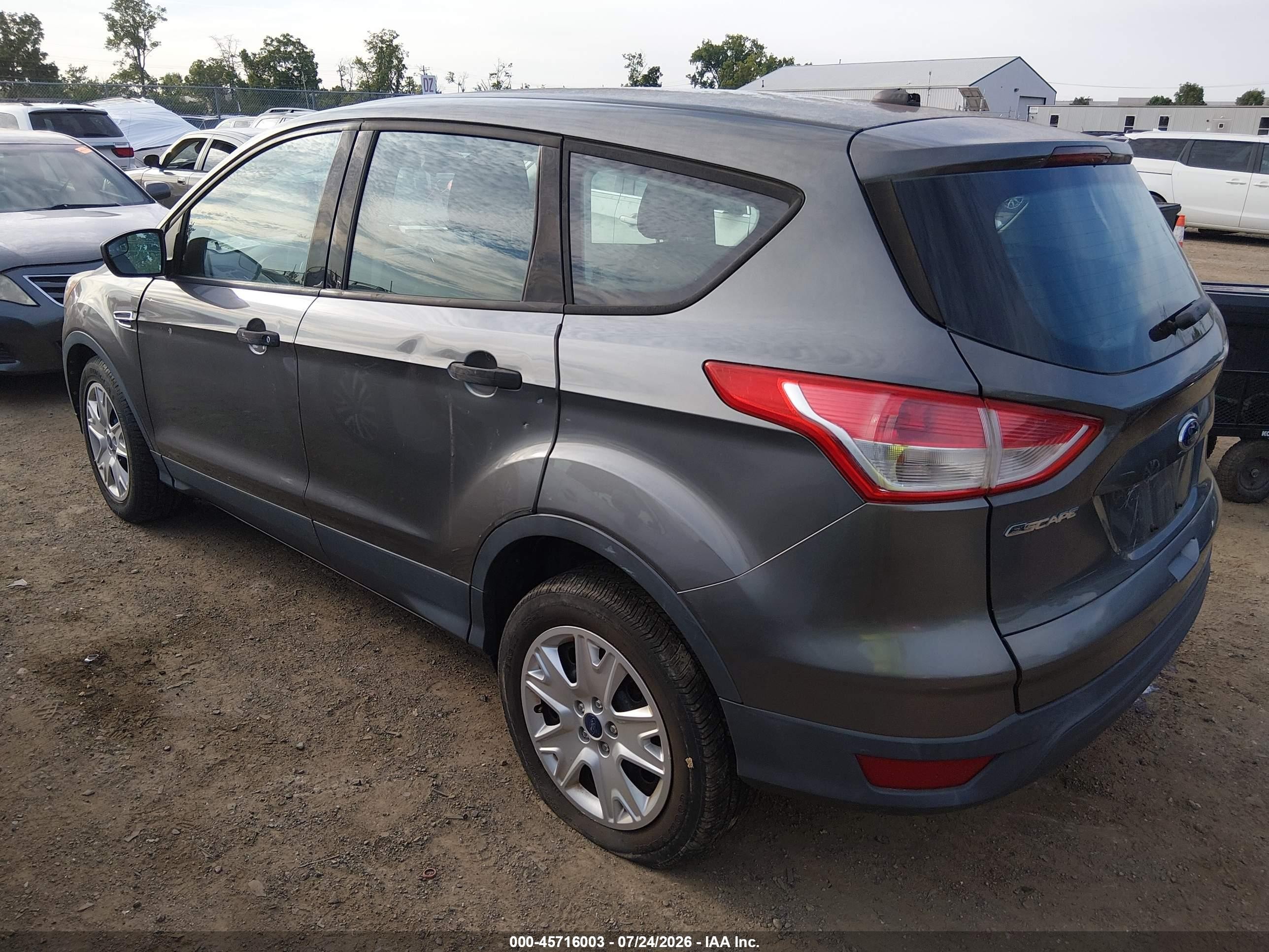 2014 Ford Escape S Gray vin: 1FMCU0F72EUA06870