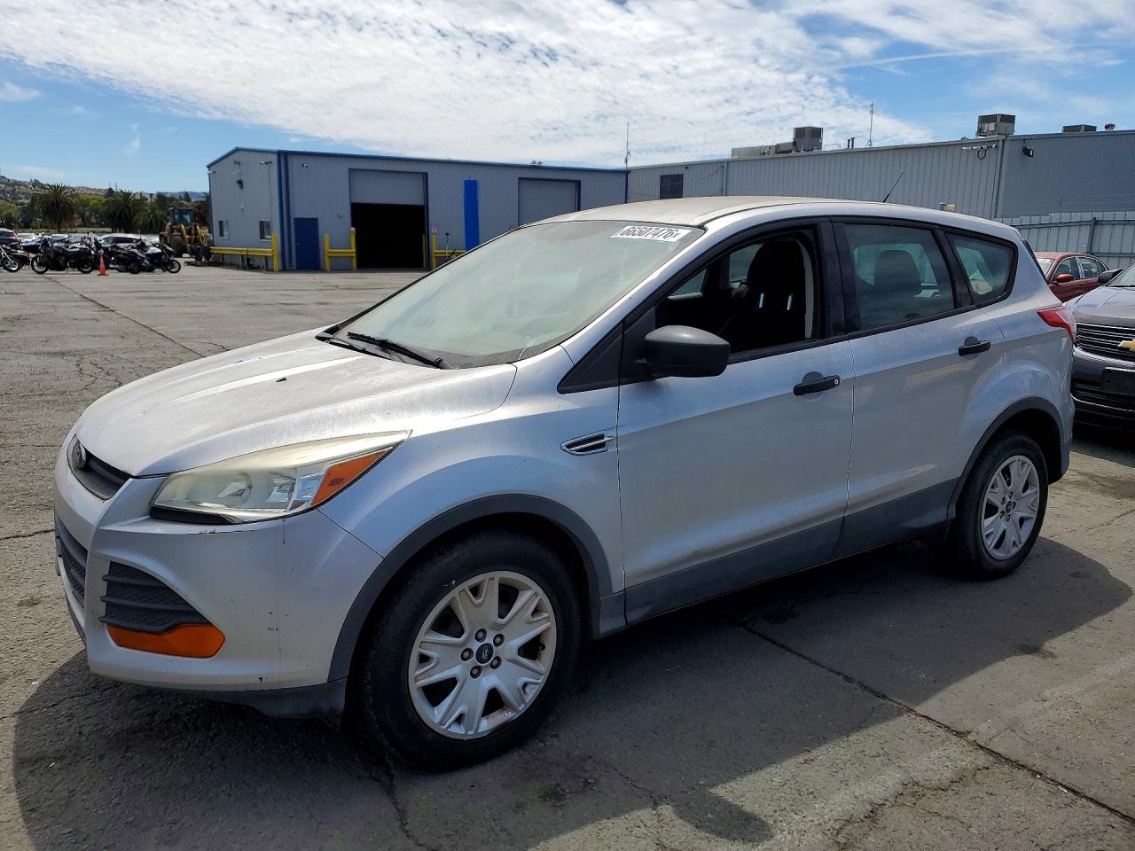 2014 Ford Escape S Silver vin: 1FMCU0F72EUB32257