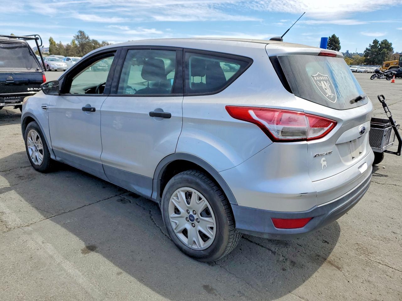2014 Ford Escape S Silver vin: 1FMCU0F72EUB32257