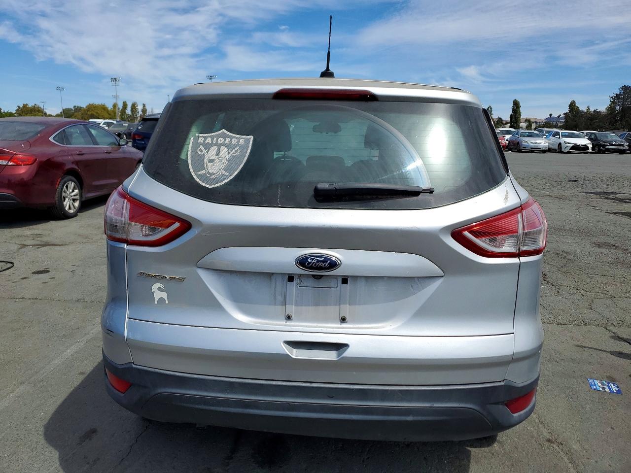 2014 Ford Escape S Silver vin: 1FMCU0F72EUB32257
