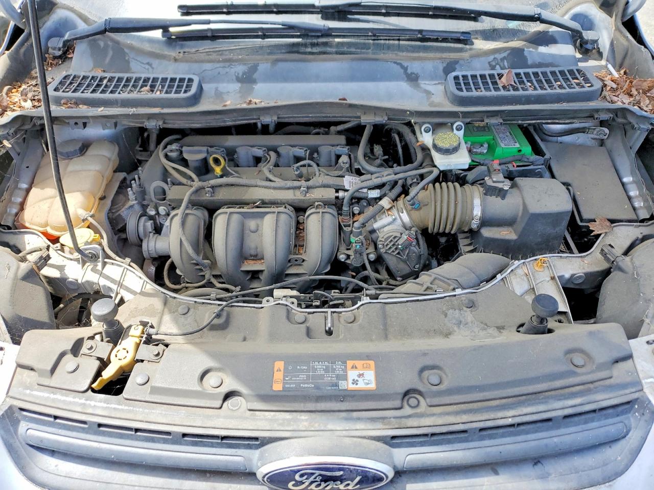 2014 Ford Escape S Silver vin: 1FMCU0F72EUB32257