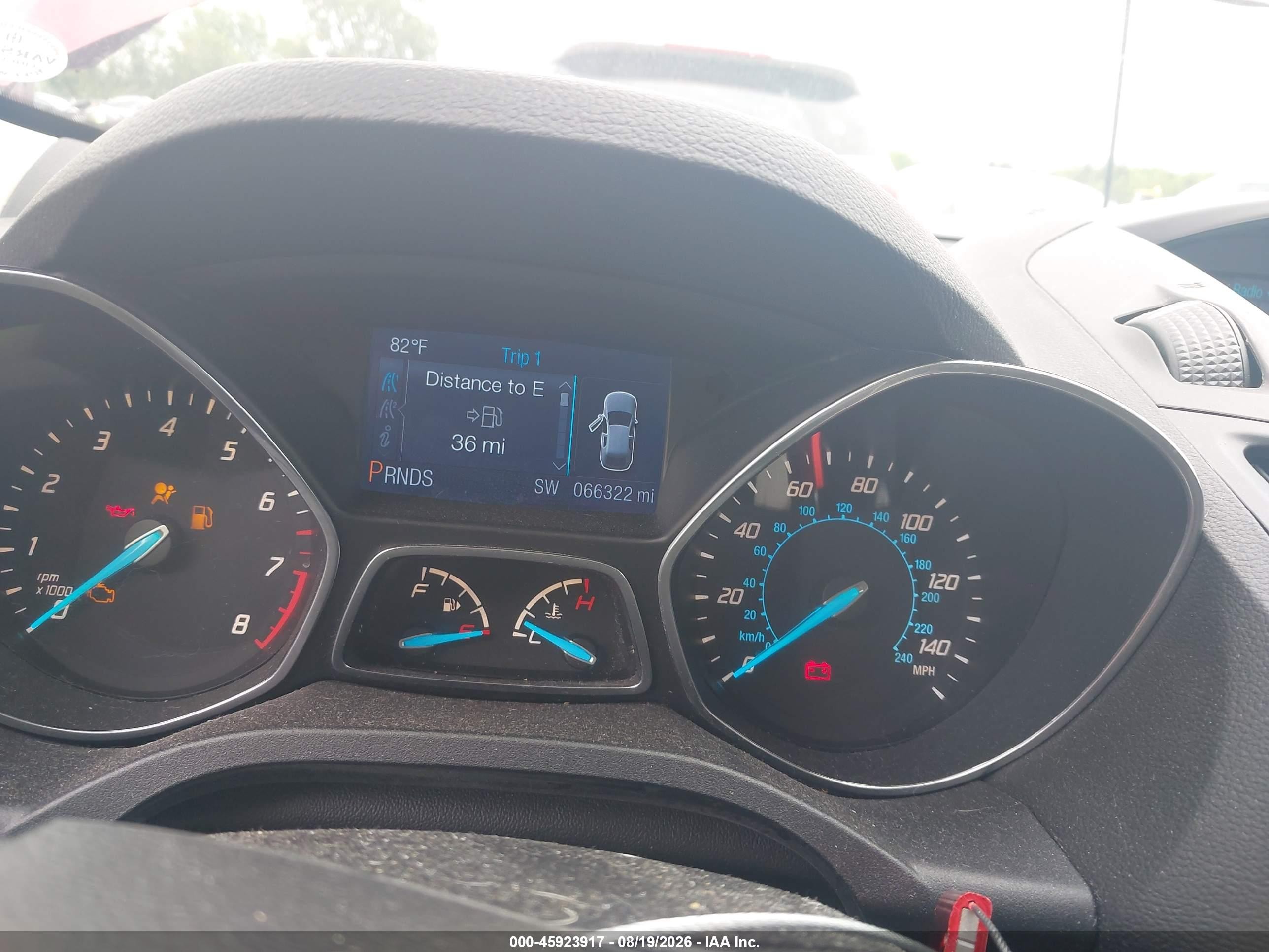 2014 Ford Escape S Orange vin: 1FMCU0F72EUB60124