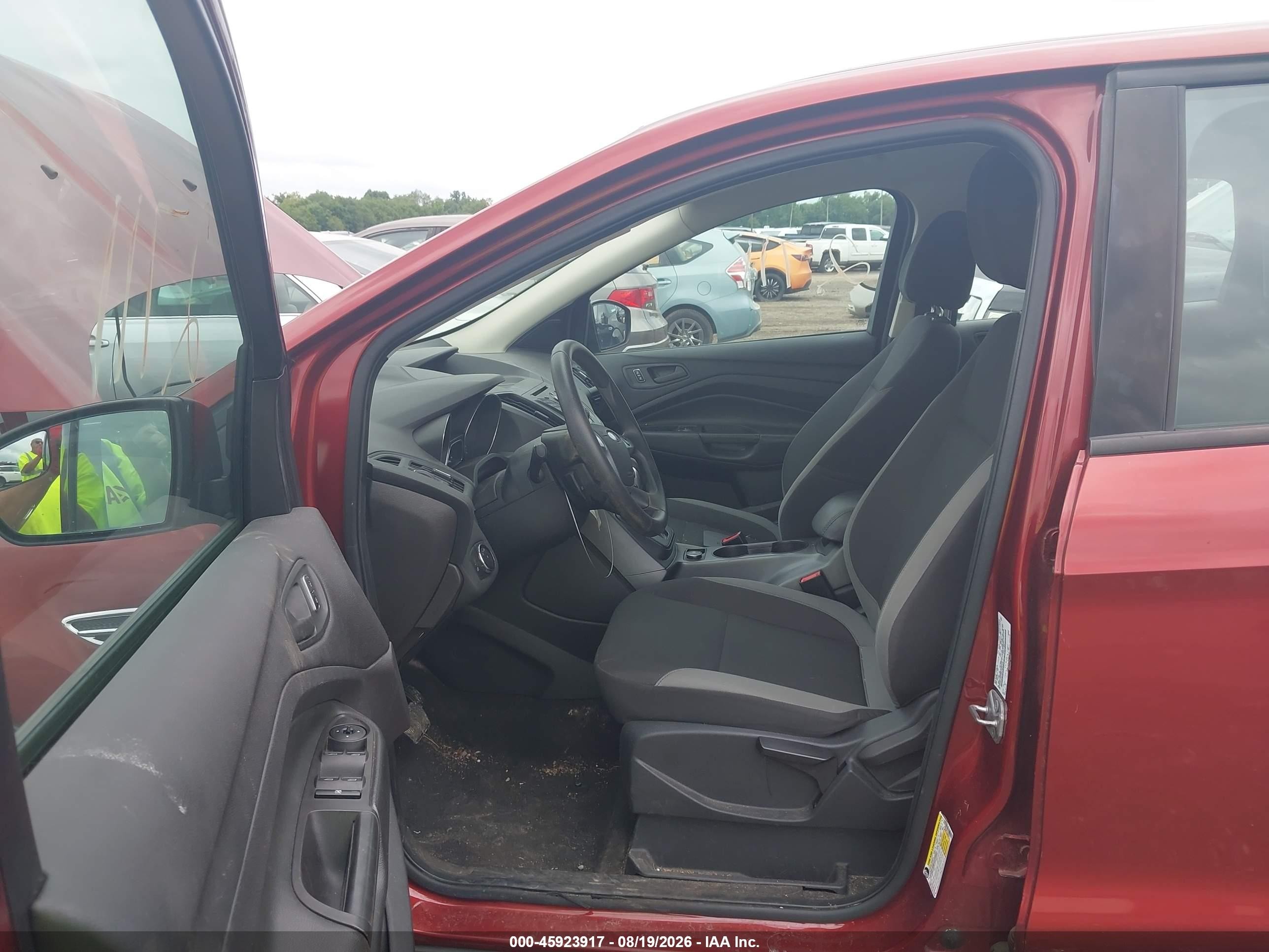 2014 Ford Escape S Orange vin: 1FMCU0F72EUB60124