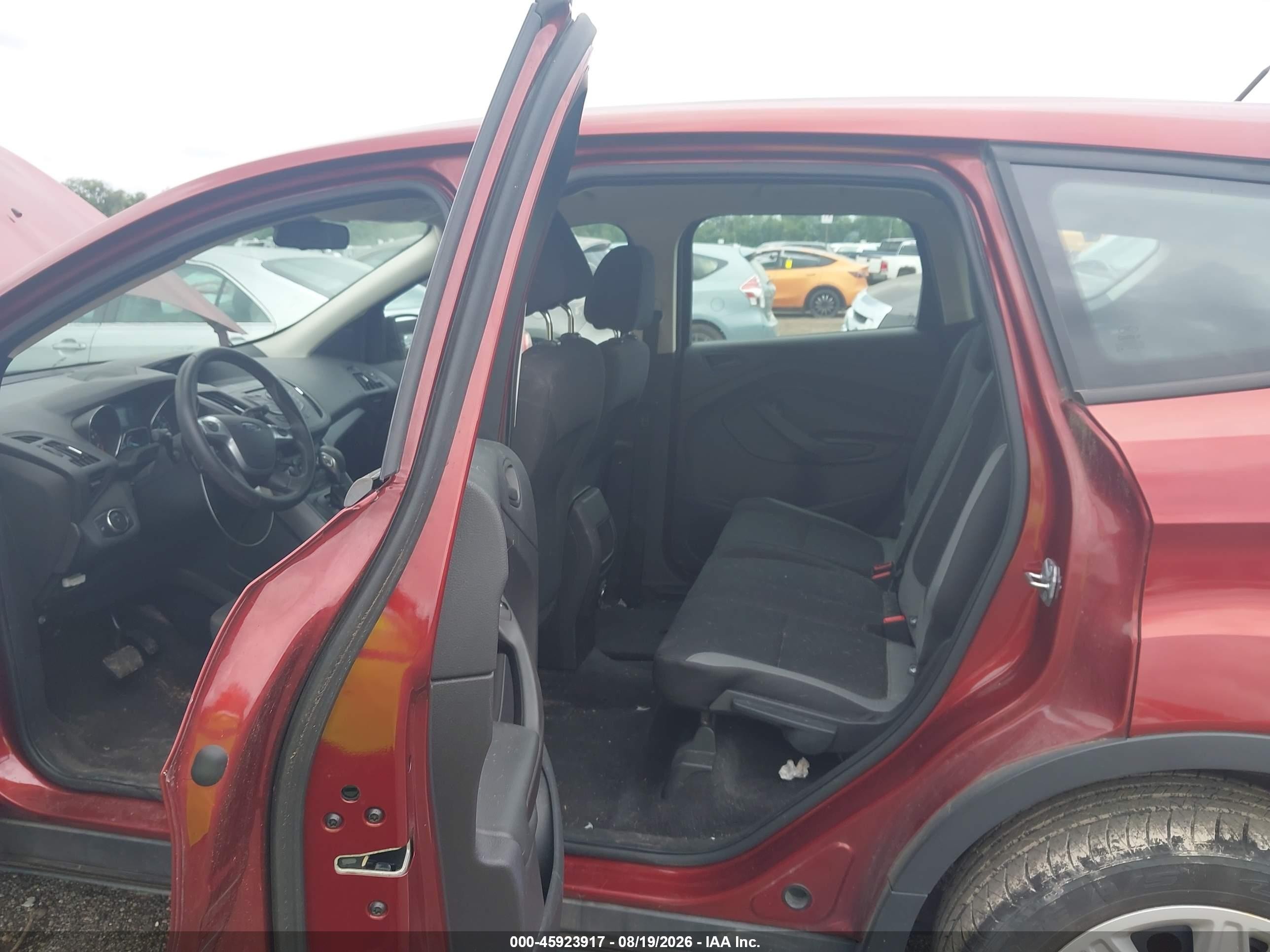 2014 Ford Escape S Orange vin: 1FMCU0F72EUB60124