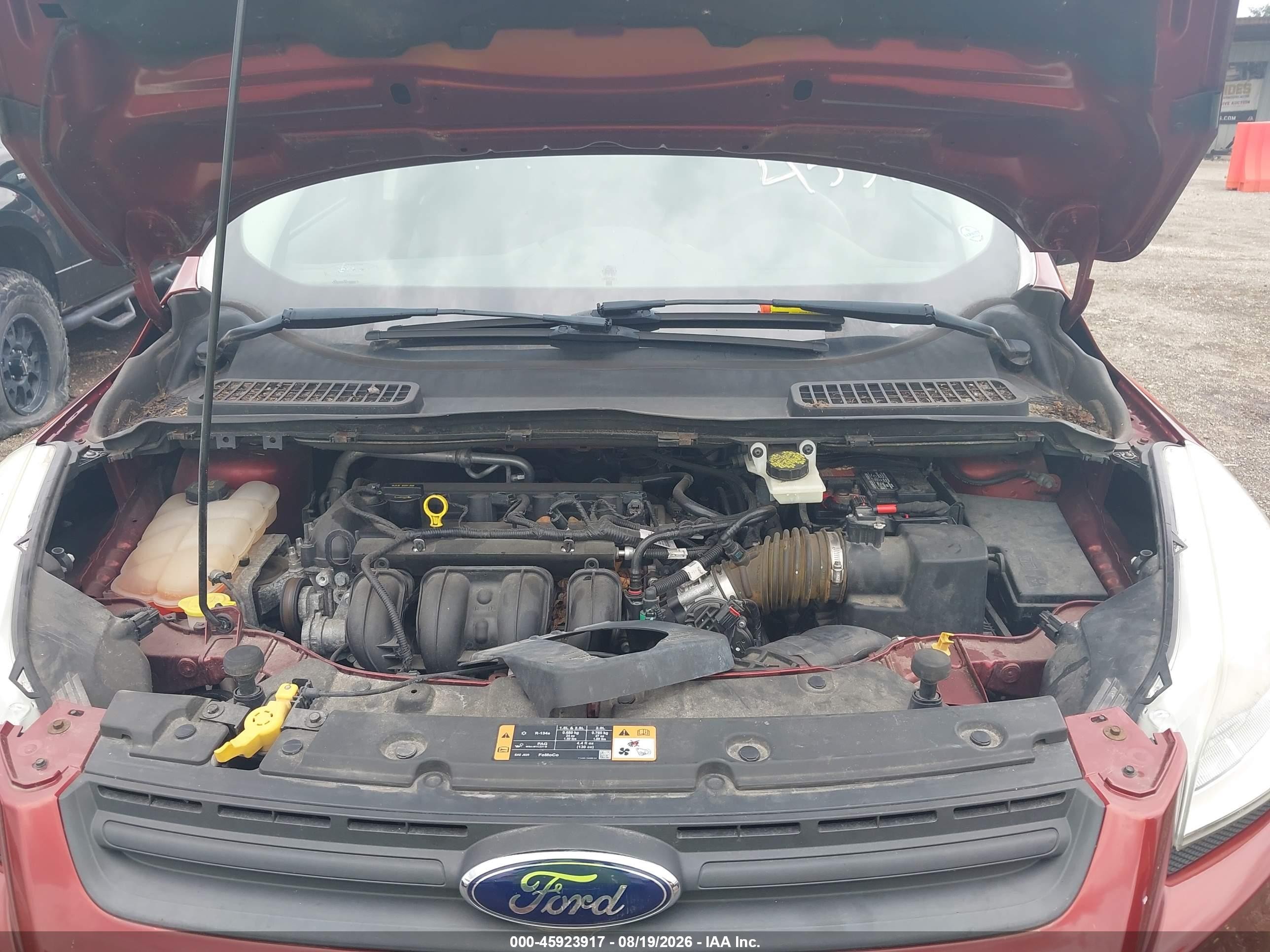 2014 Ford Escape S Orange vin: 1FMCU0F72EUB60124