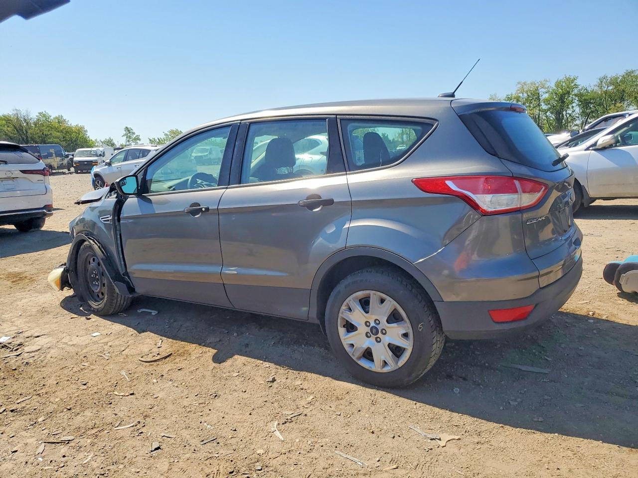 2014 Ford Escape S Gray vin: 1FMCU0F72EUB93656