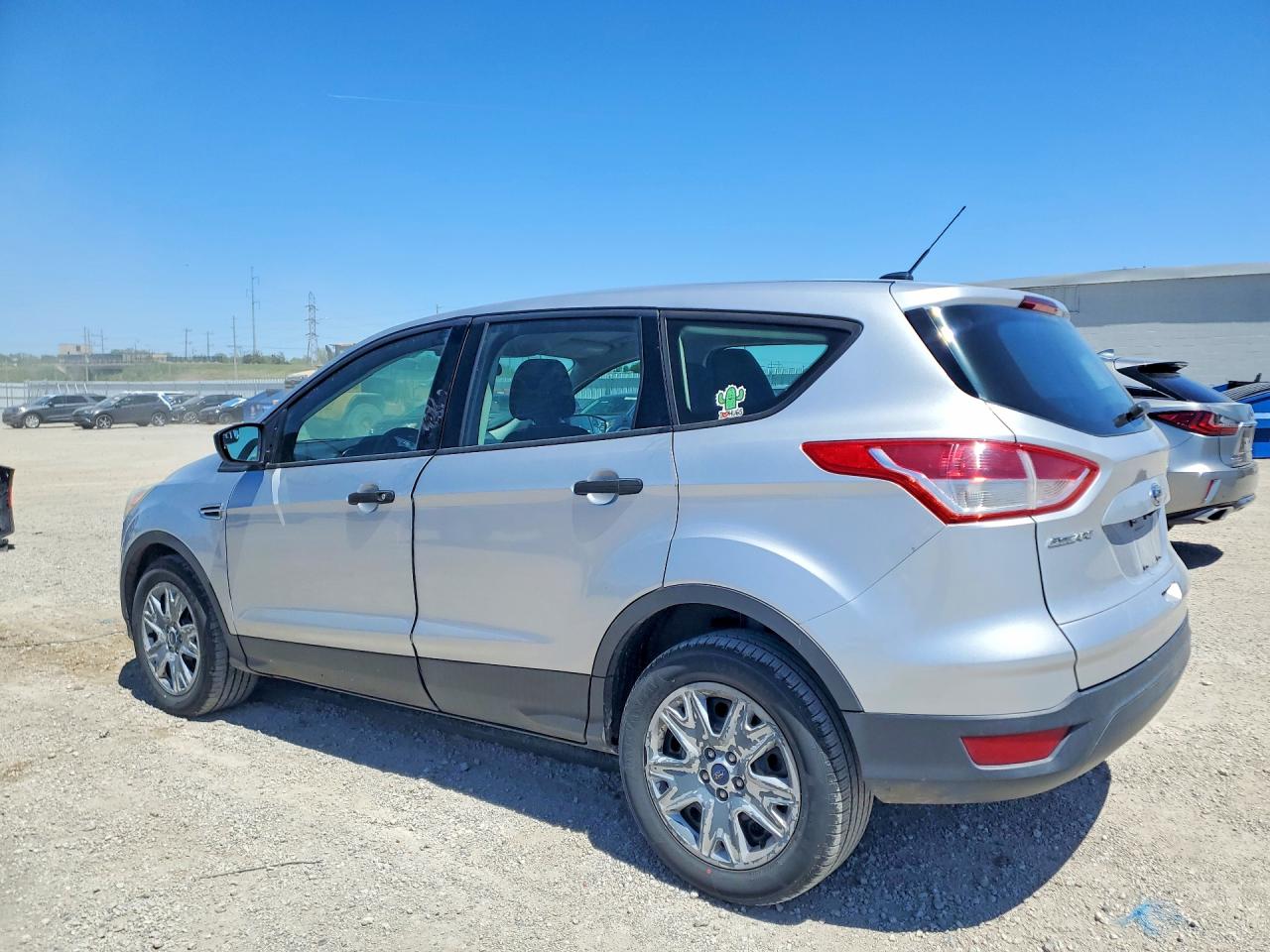 2014 Ford Escape S Silver vin: 1FMCU0F72EUC75693