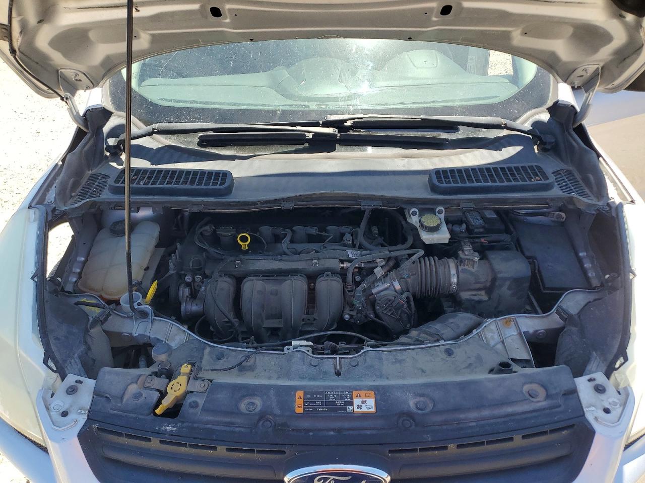 2014 Ford Escape S Silver vin: 1FMCU0F72EUC75693