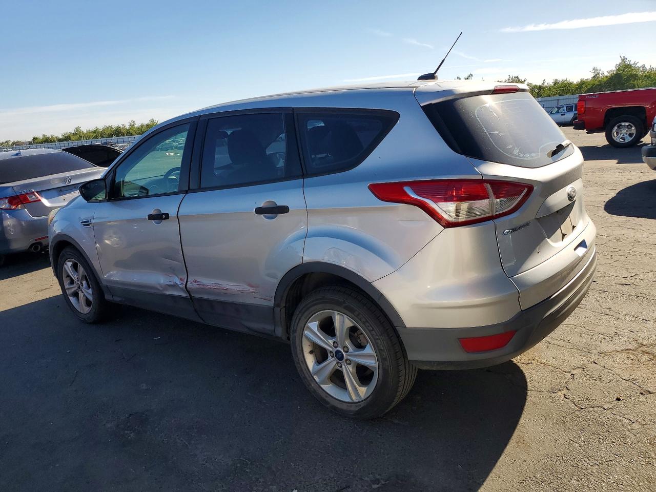 2014 Ford Escape S Silver vin: 1FMCU0F72EUE27472