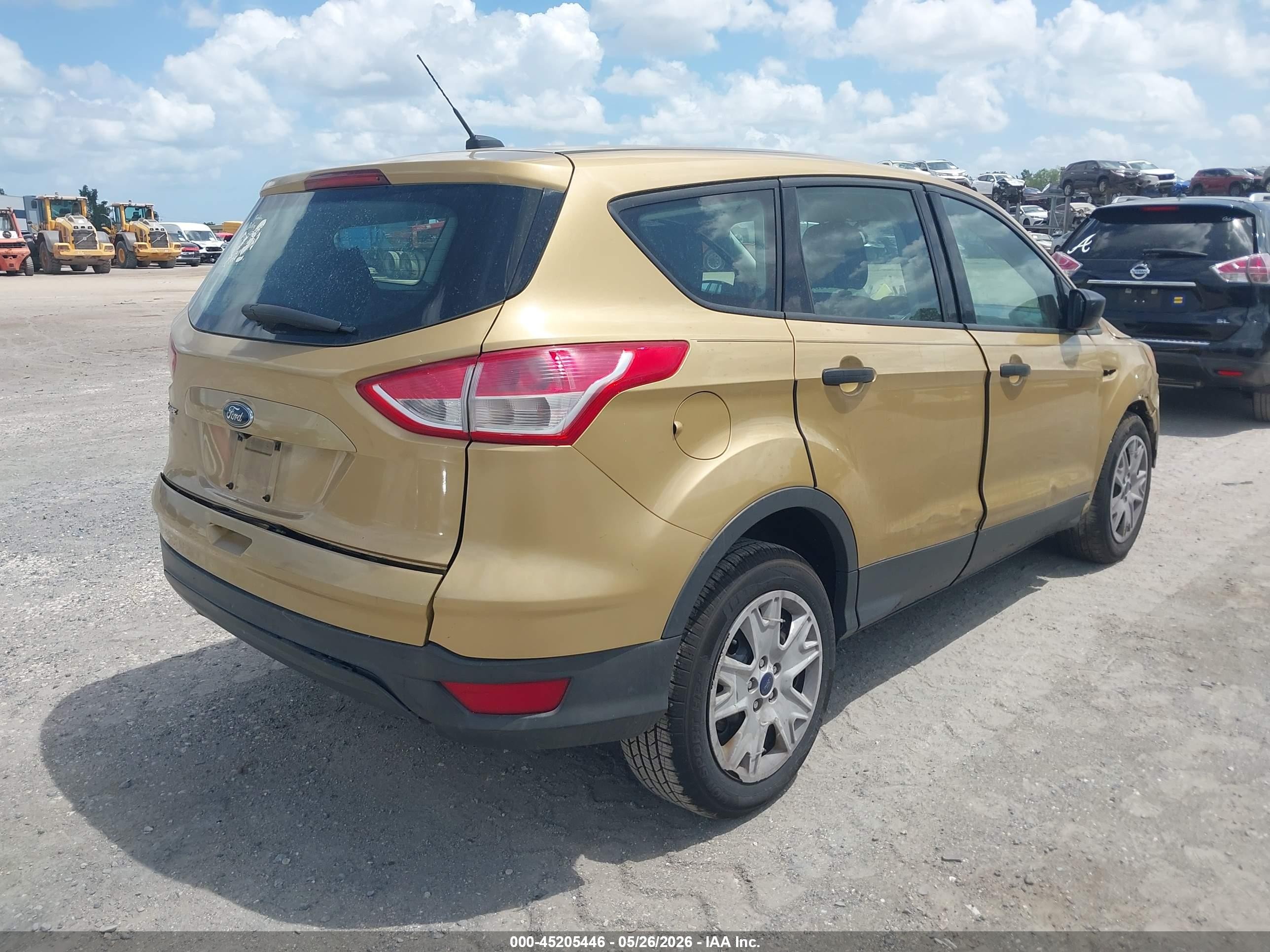 2015 Ford Escape S Gold vin: 1FMCU0F72FUA37425