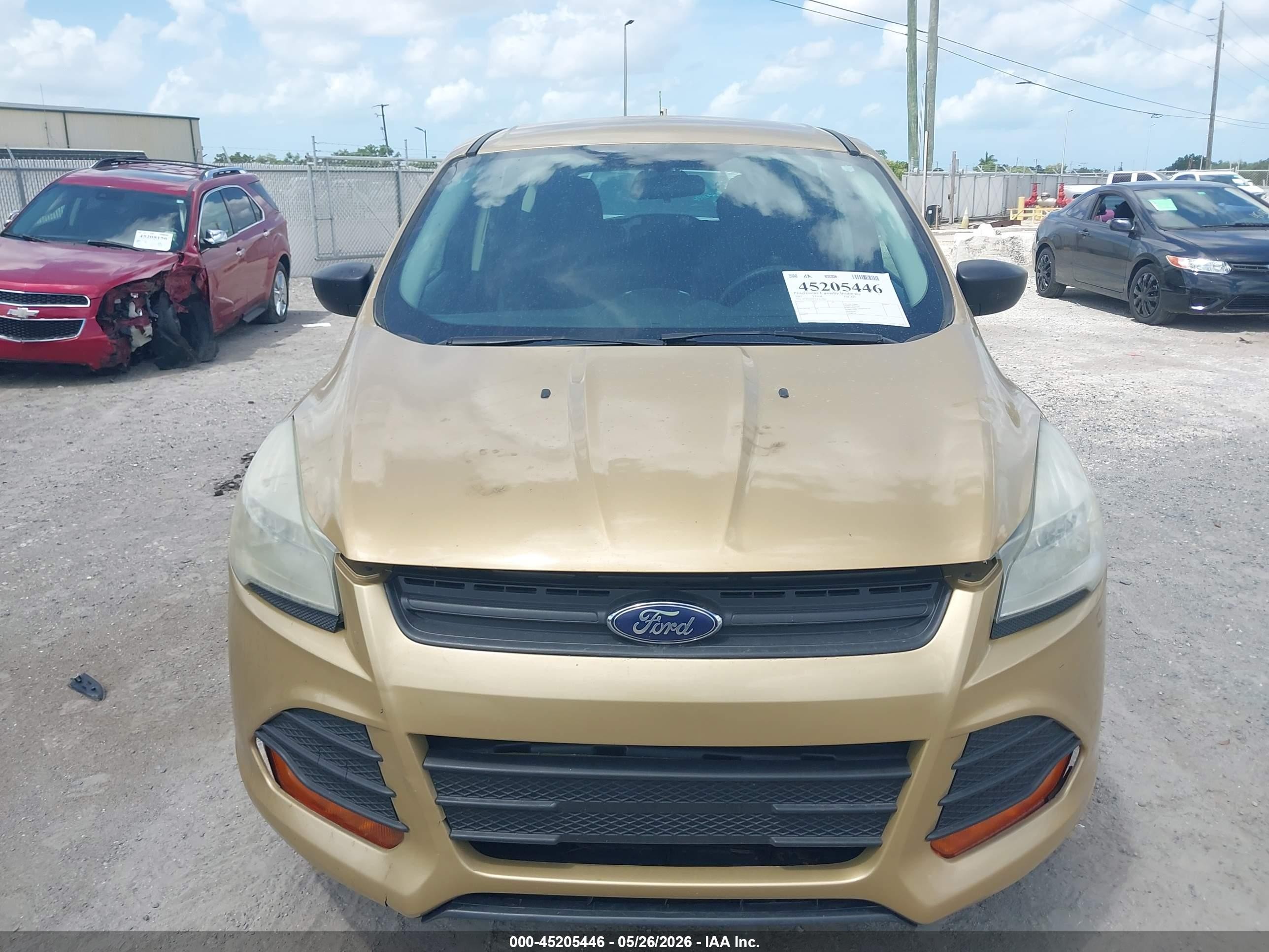 2015 Ford Escape S Gold vin: 1FMCU0F72FUA37425