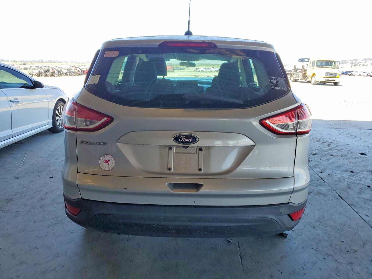 2015 Ford Escape Silver vin: 1FMCU0F72FUA73910