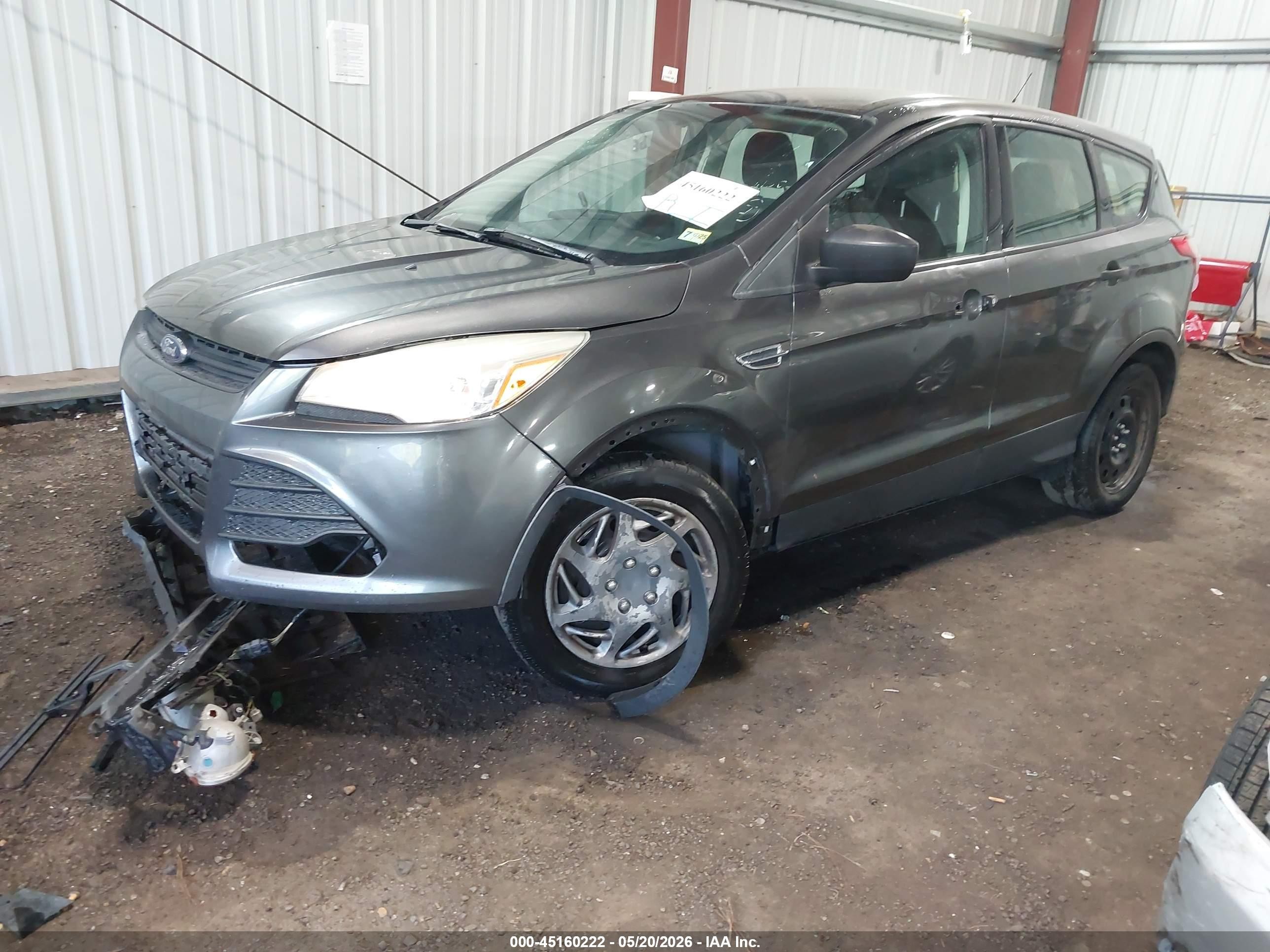2015 Ford Escape S Blue vin: 1FMCU0F72FUB11085