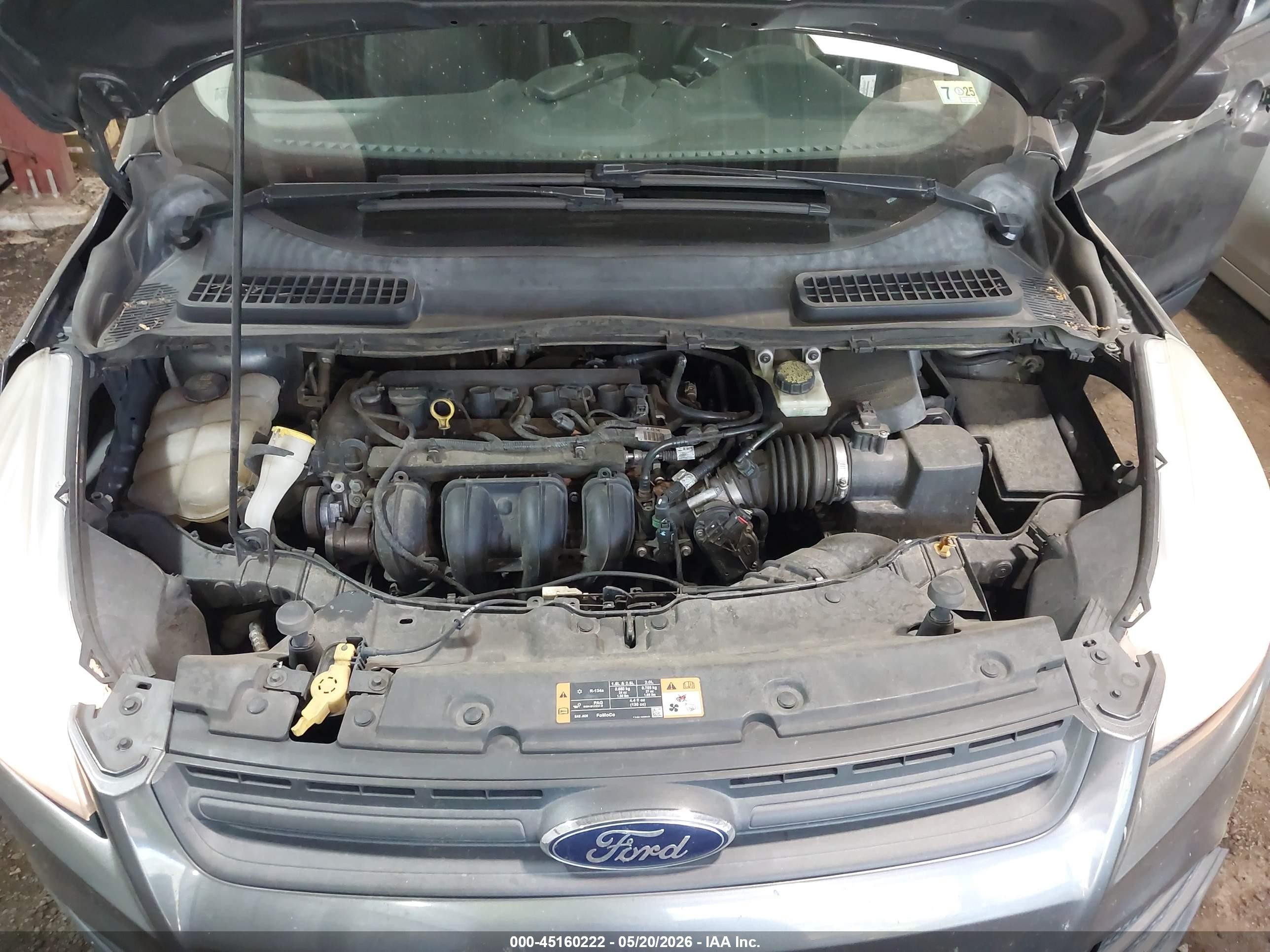 2015 Ford Escape S Blue vin: 1FMCU0F72FUB11085