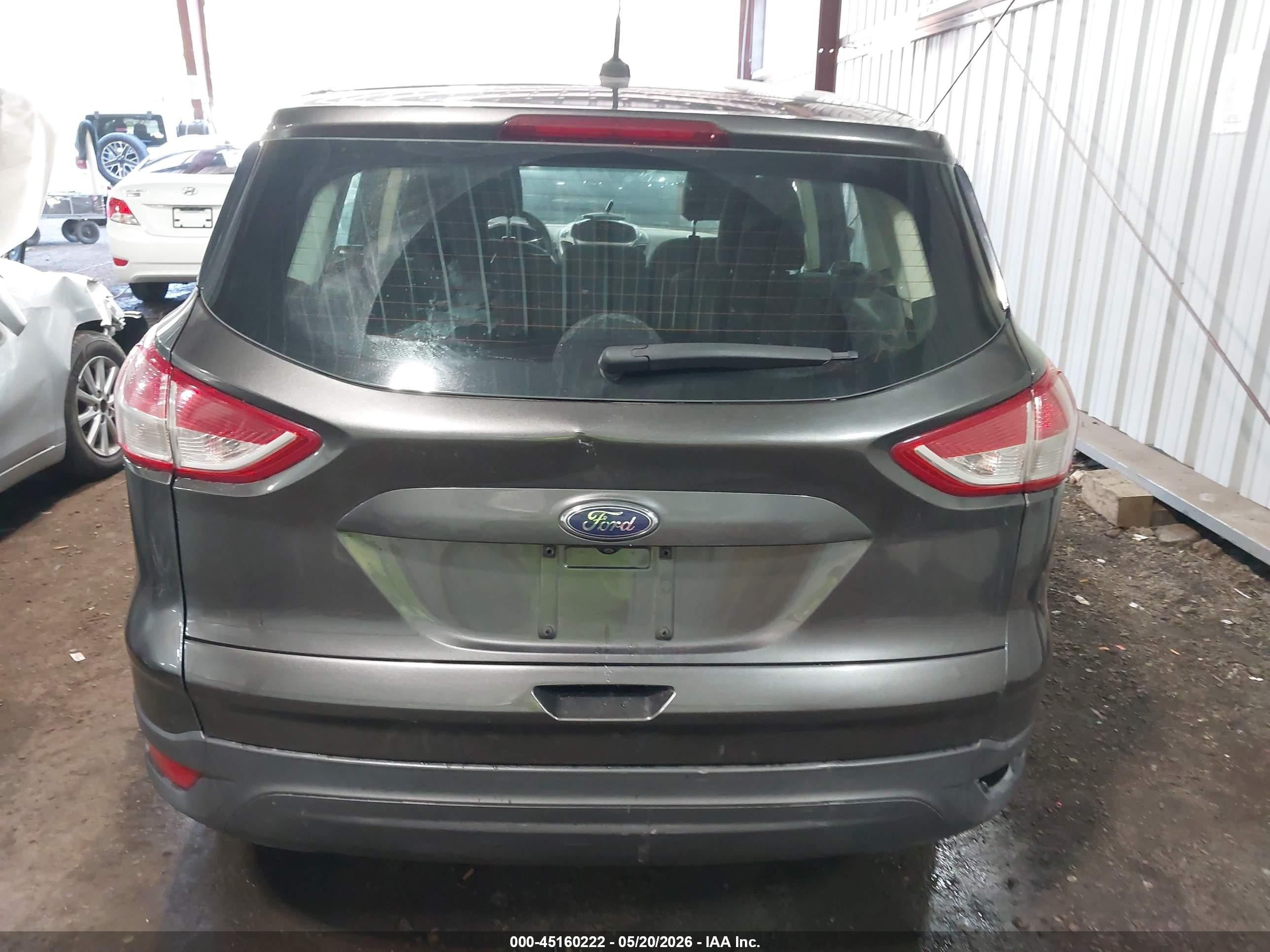 2015 Ford Escape S Blue vin: 1FMCU0F72FUB11085