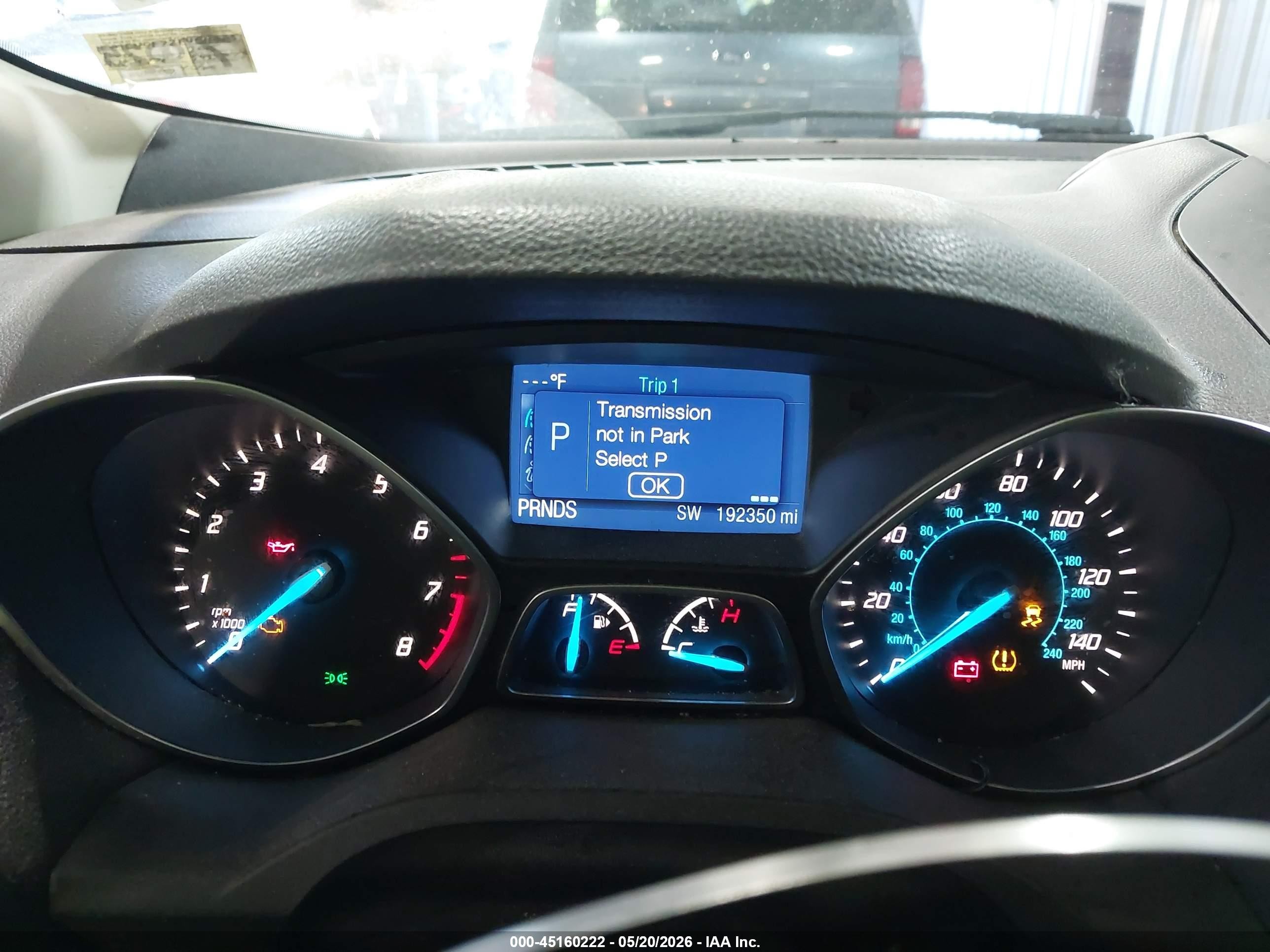 2015 Ford Escape S Blue vin: 1FMCU0F72FUB11085