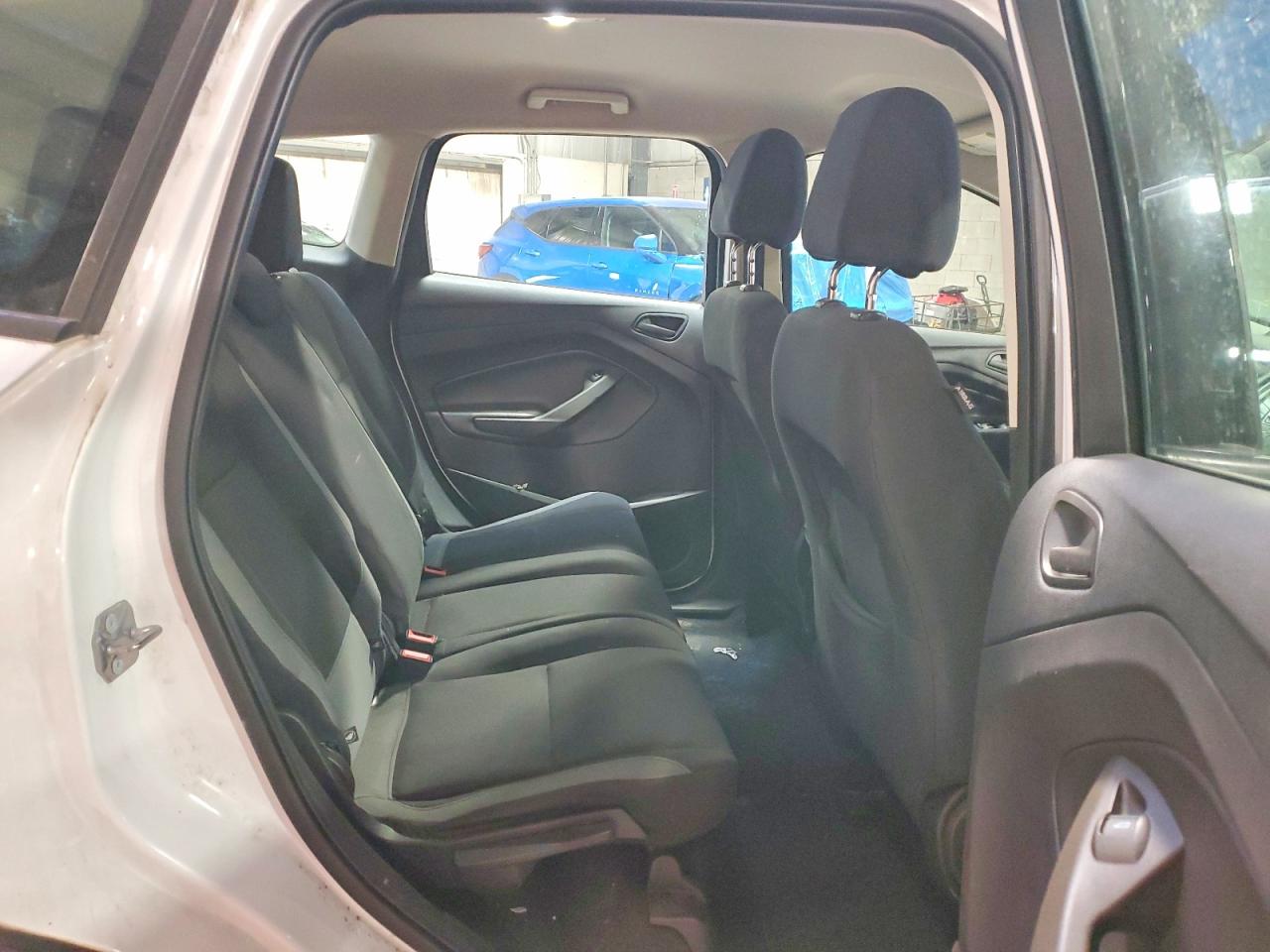 2015 Ford Escape S White vin: 1FMCU0F72FUB54597