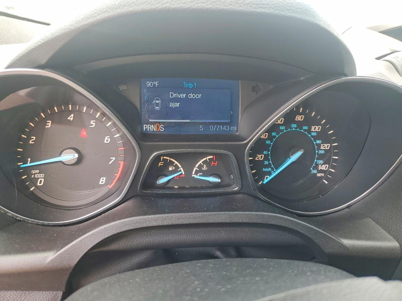 2015 Ford Escape S Gray vin: 1FMCU0F72FUB56656
