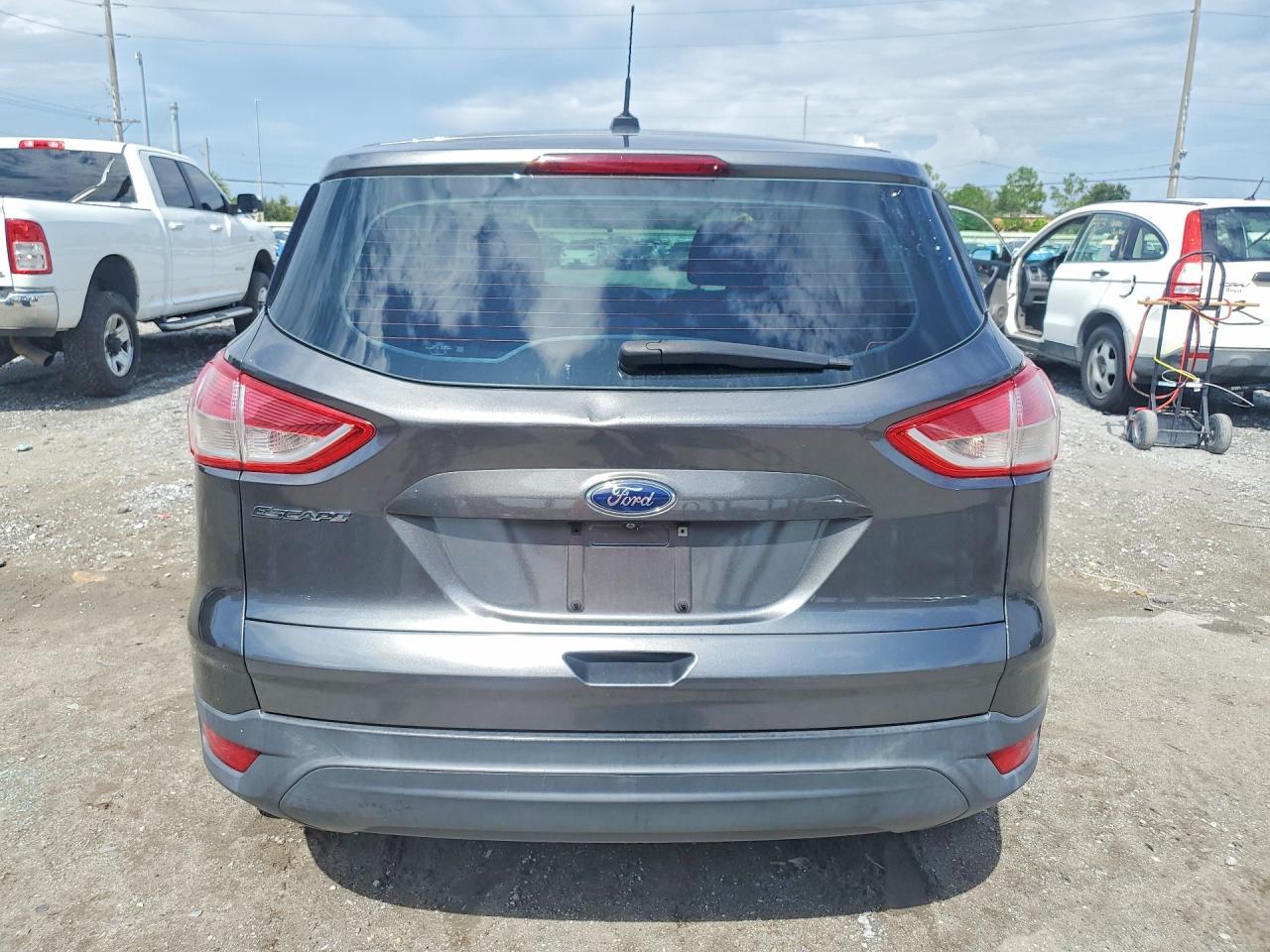 2015 Ford Escape S Gray vin: 1FMCU0F72FUB56656
