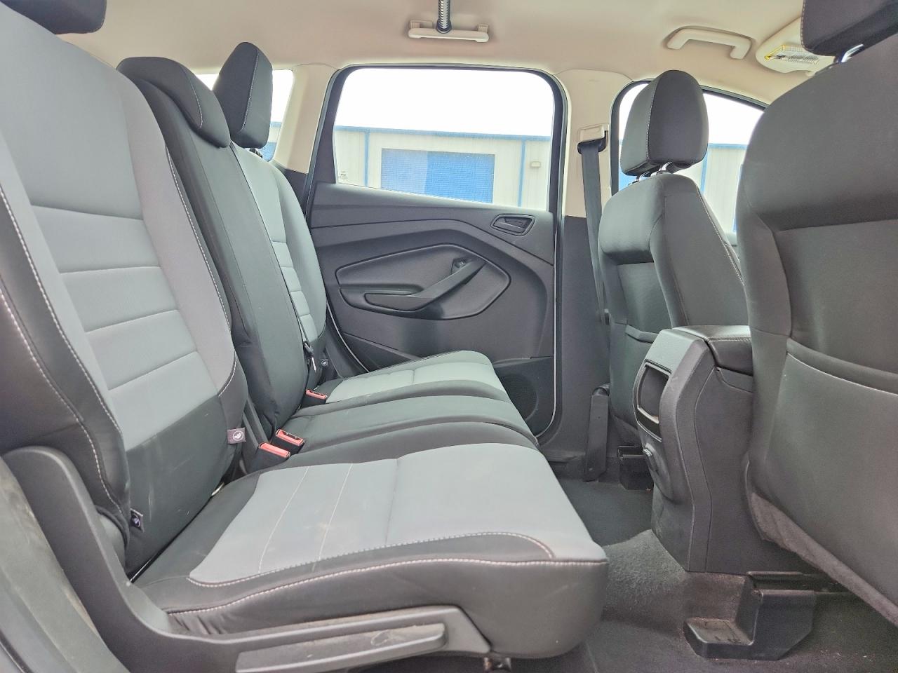 2017 Ford Escape S White vin: 1FMCU0F72HUB60192