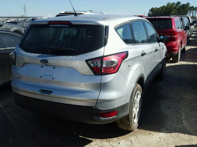 2017 Ford Escape S Silver vin: 1FMCU0F72HUE07906