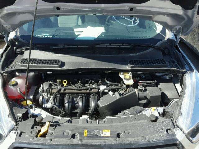 2017 Ford Escape S Silver vin: 1FMCU0F72HUE07906