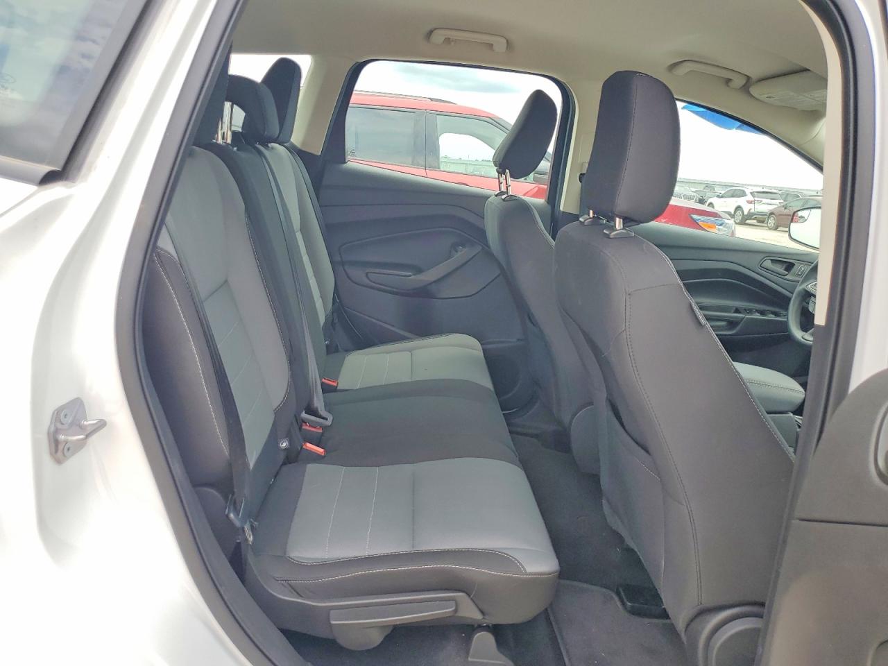 2018 Ford Escape S White vin: 1FMCU0F72JUC75686