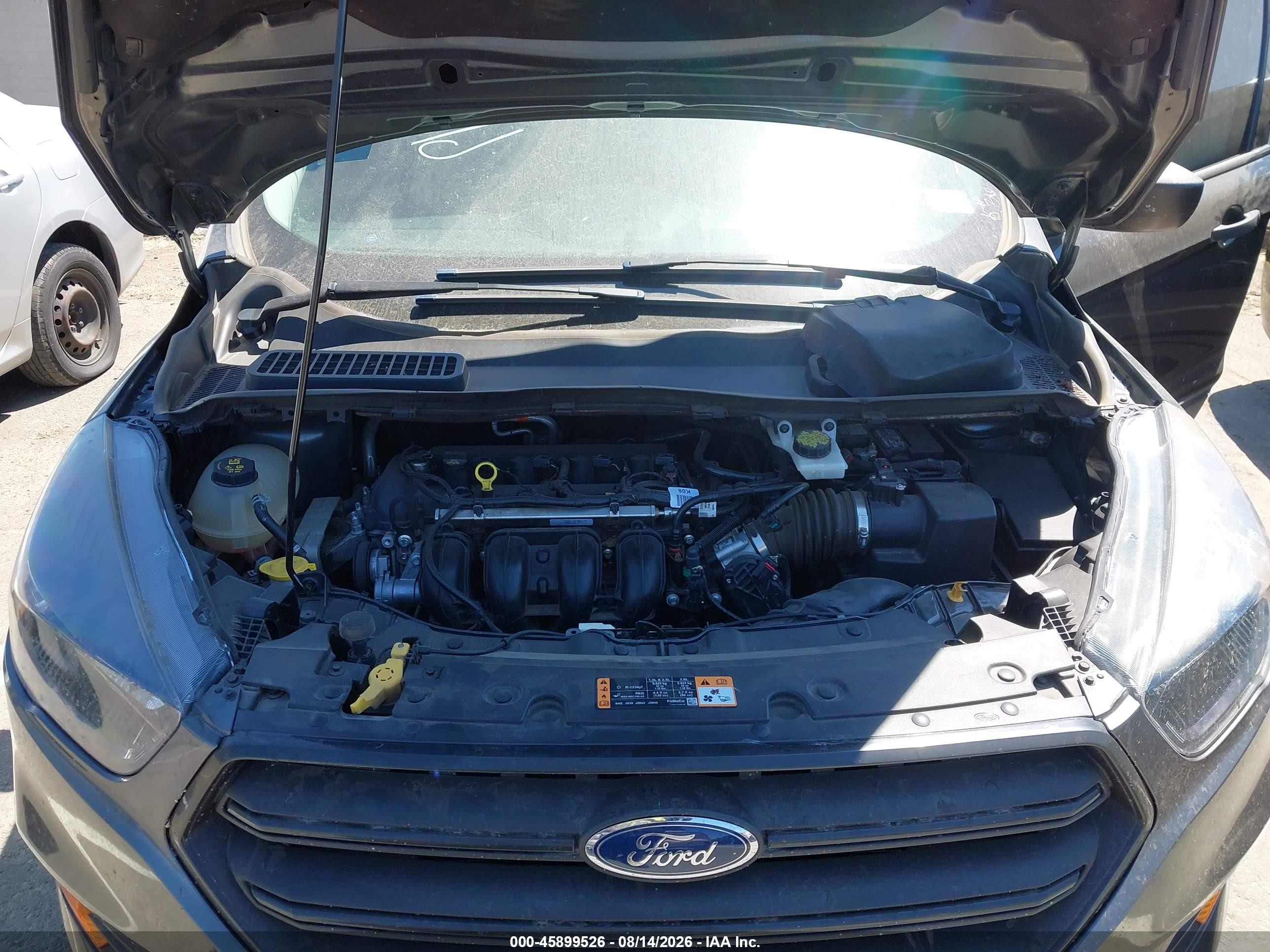 2019 Ford Escape S Gray vin: 1FMCU0F72KUB86900