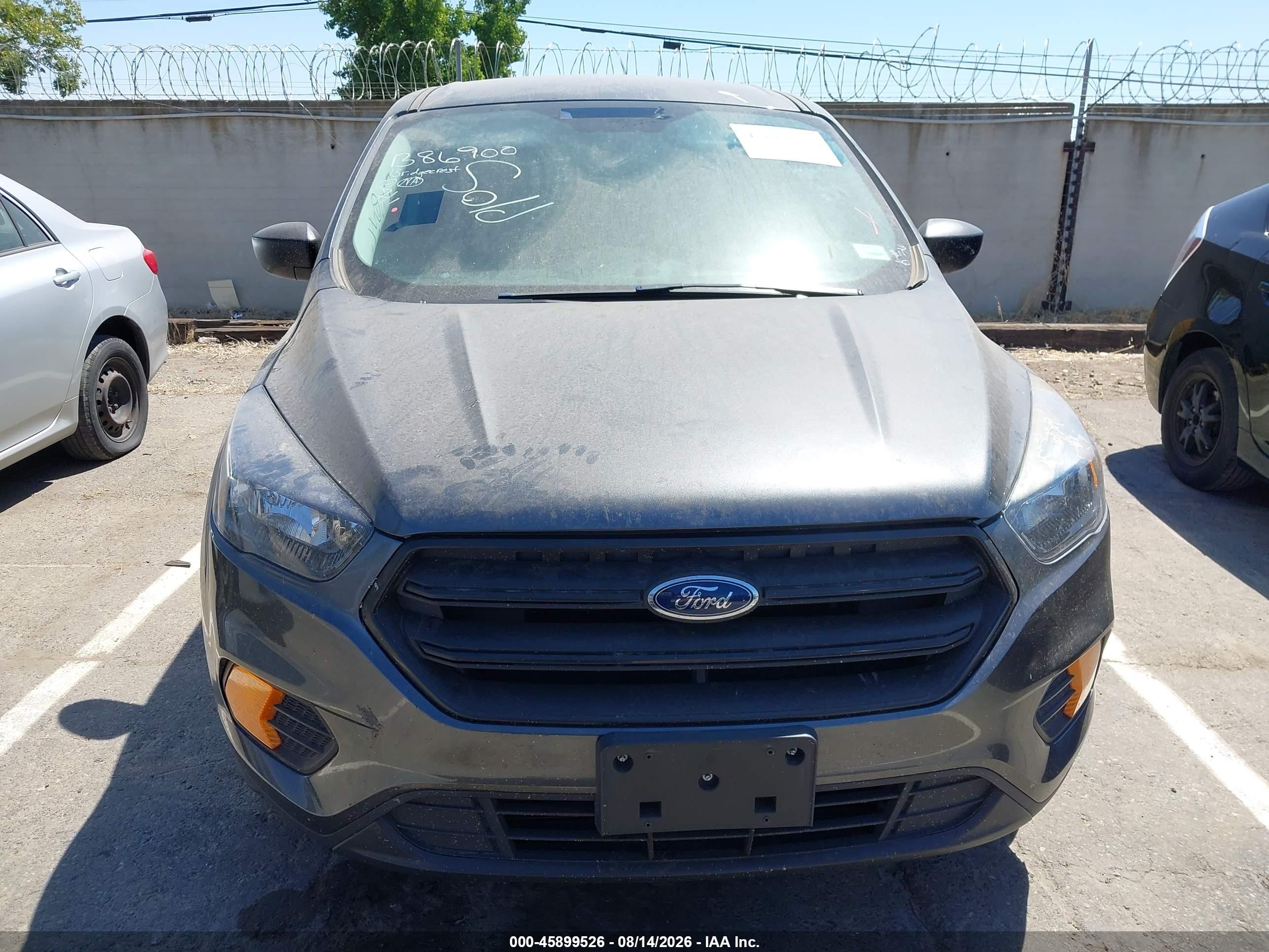 2019 Ford Escape S Gray vin: 1FMCU0F72KUB86900