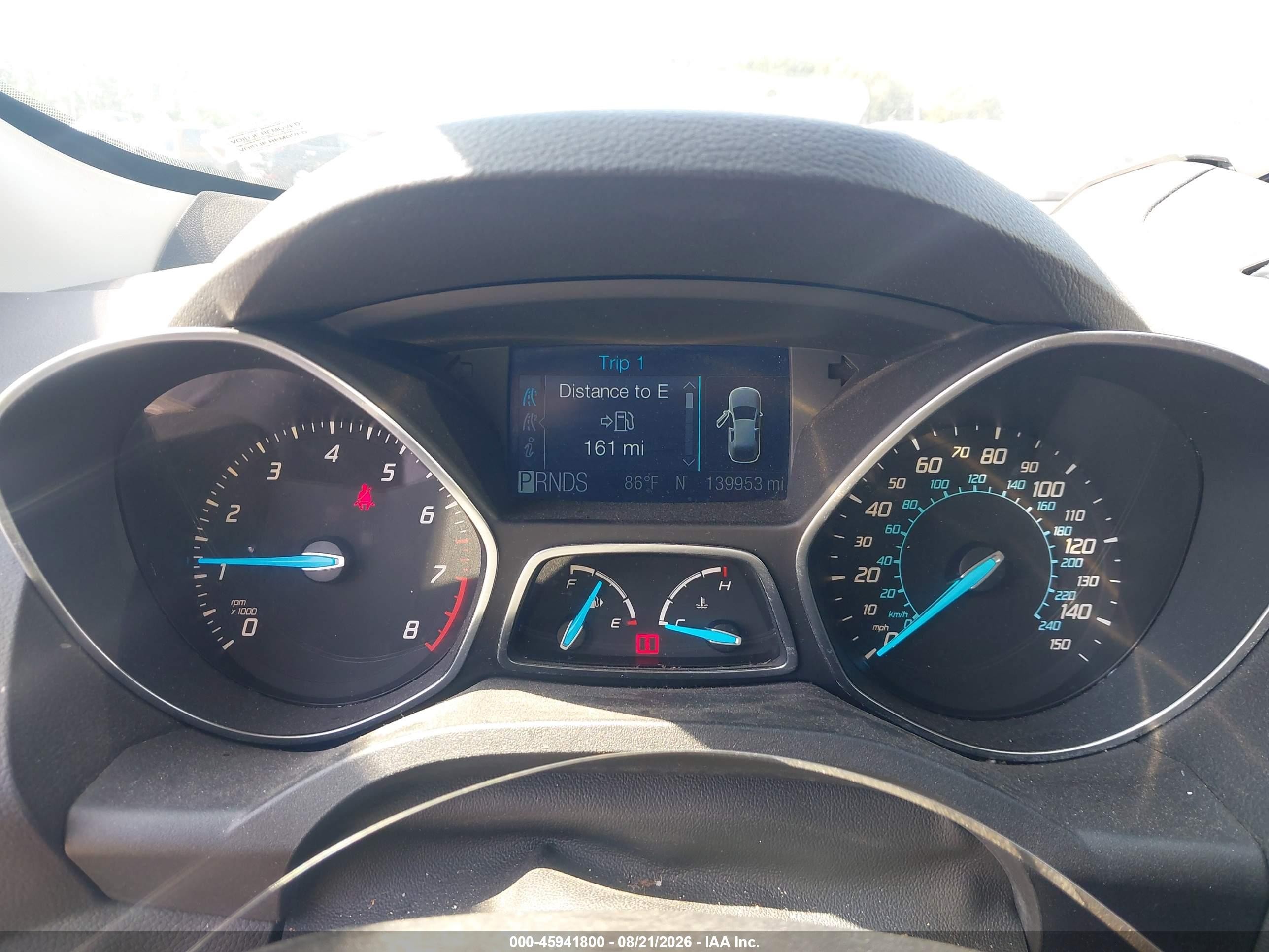 2013 Ford Escape S White vin: 1FMCU0F73DUA30254