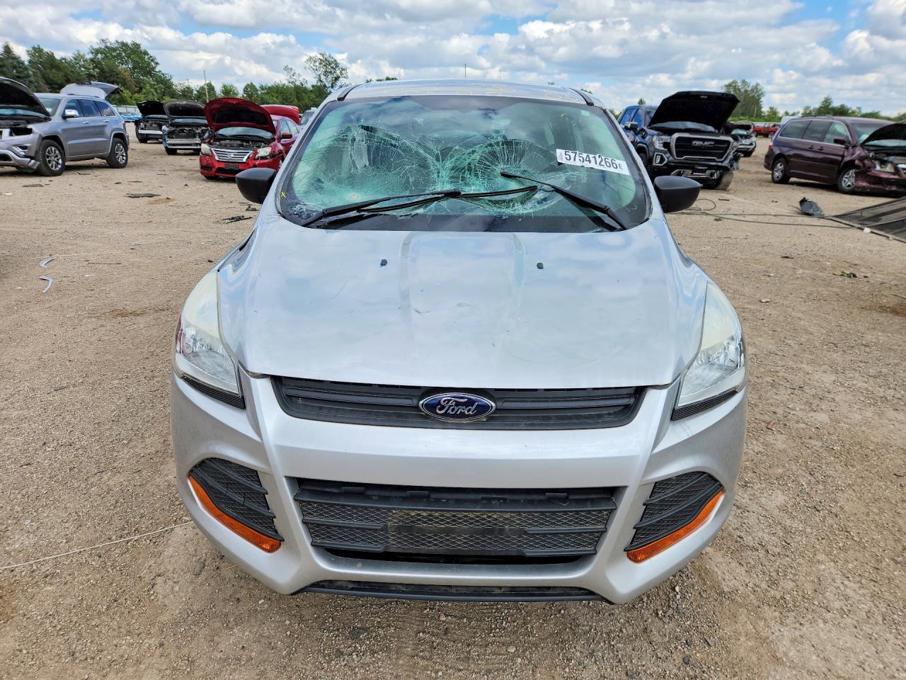 2013 Ford Escape S Silver vin: 1FMCU0F73DUC10348