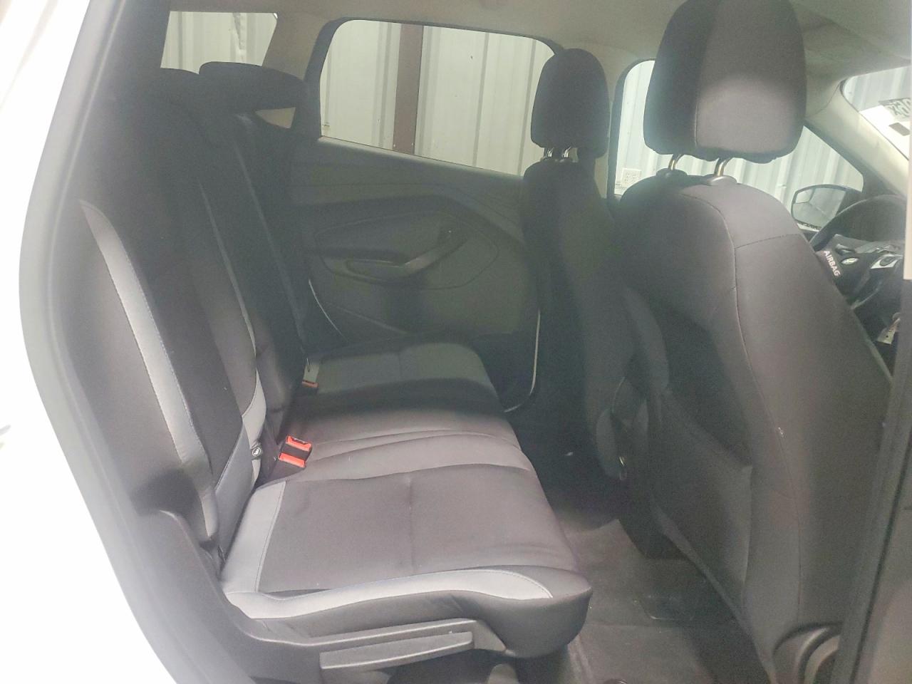 2013 Ford Escape S White vin: 1FMCU0F73DUC34827
