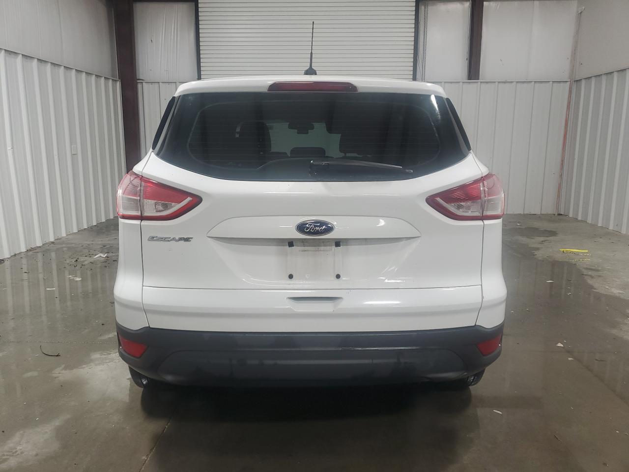 2013 Ford Escape S White vin: 1FMCU0F73DUC34827 Damage: Lift Gate, Chipped, 2