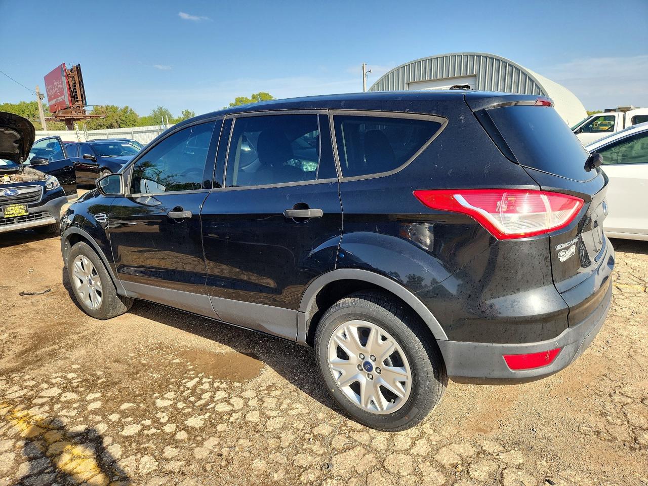 2013 Ford Escape S Black vin: 1FMCU0F73DUC56343