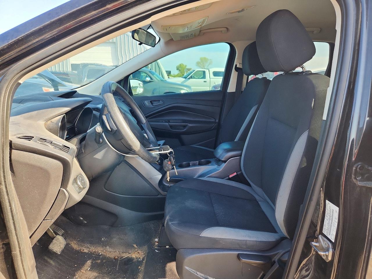 2013 Ford Escape S Black vin: 1FMCU0F73DUC56343