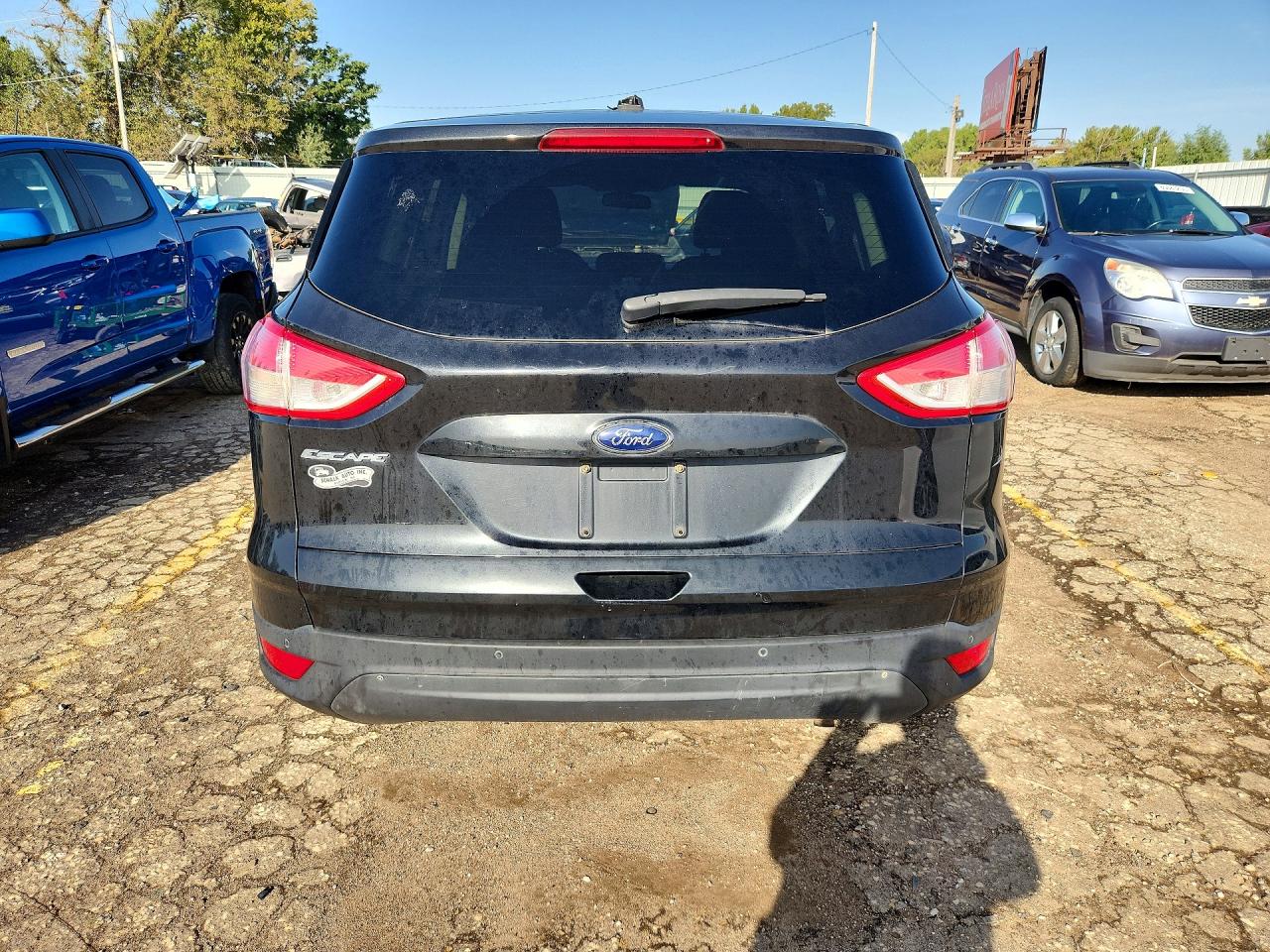 2013 Ford Escape S Black vin: 1FMCU0F73DUC56343